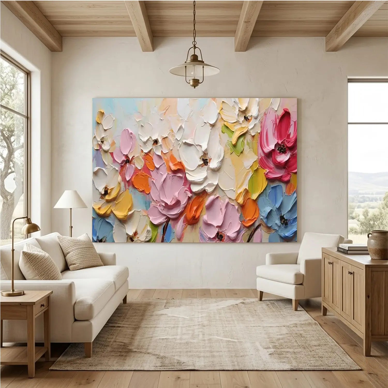 Flower And Tree Painting
