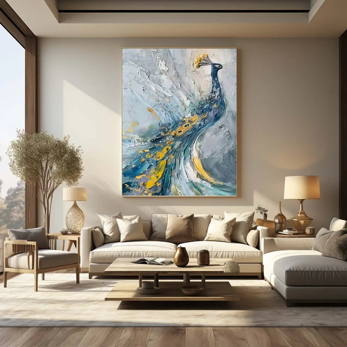 Animal Textured Canvas Art Painting #AA032