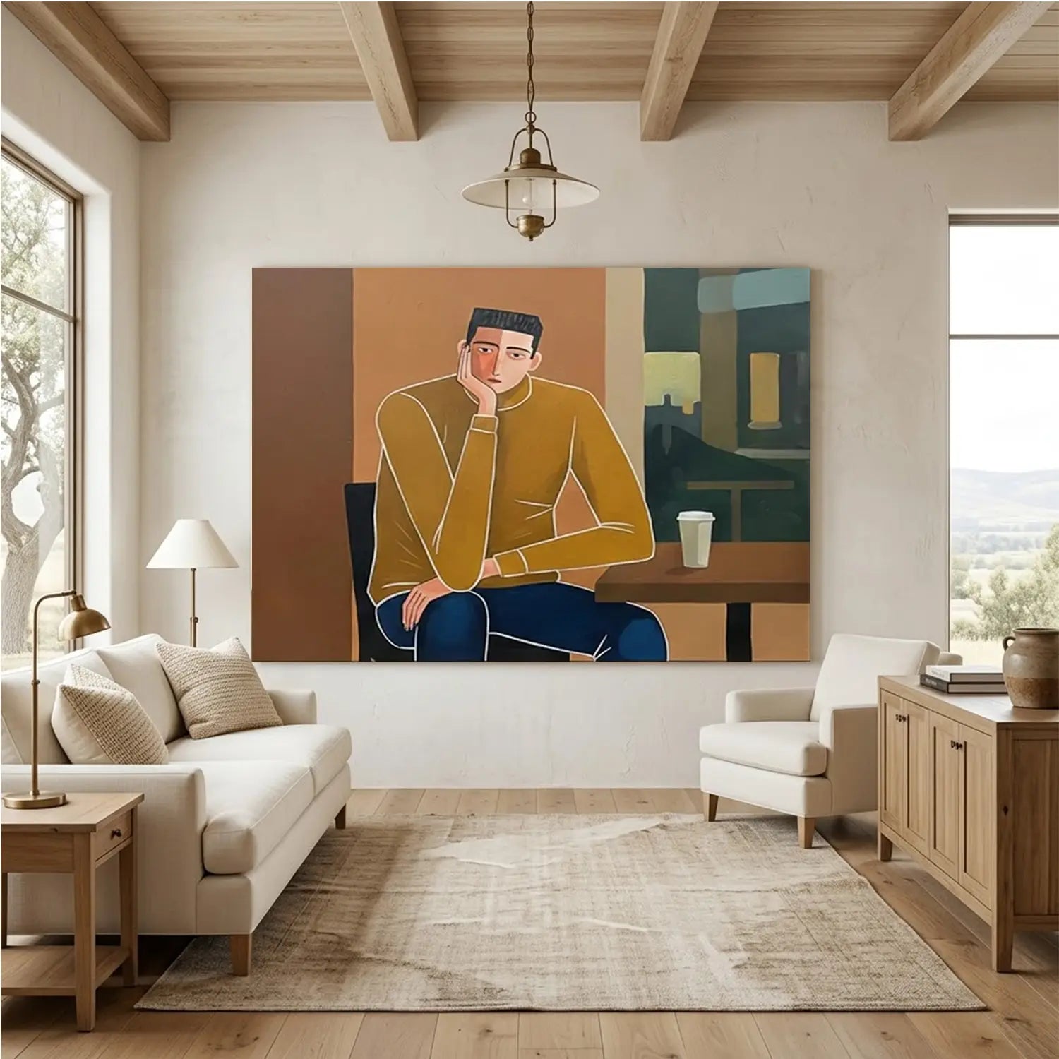 Vintage Americana Art | Quiet Interlude
