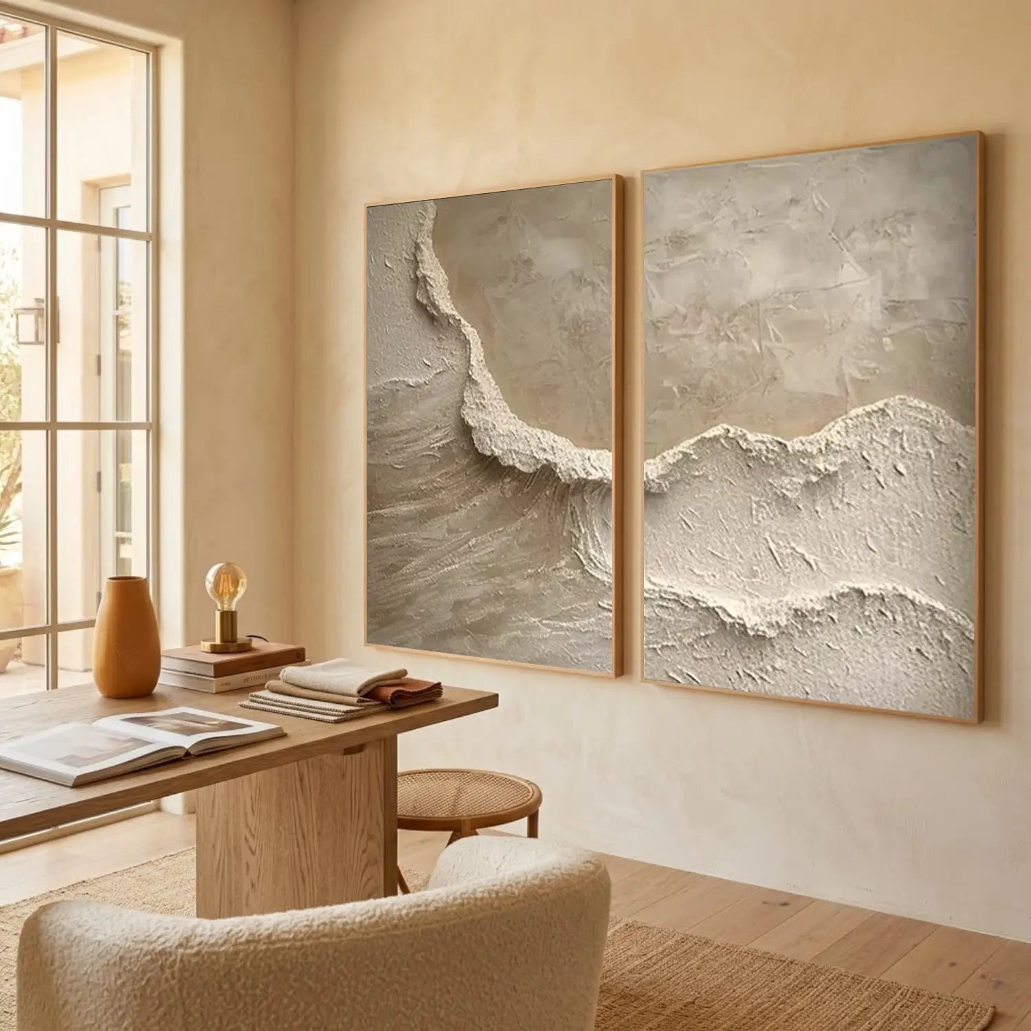 Ocean And Sky Painting Set of 2