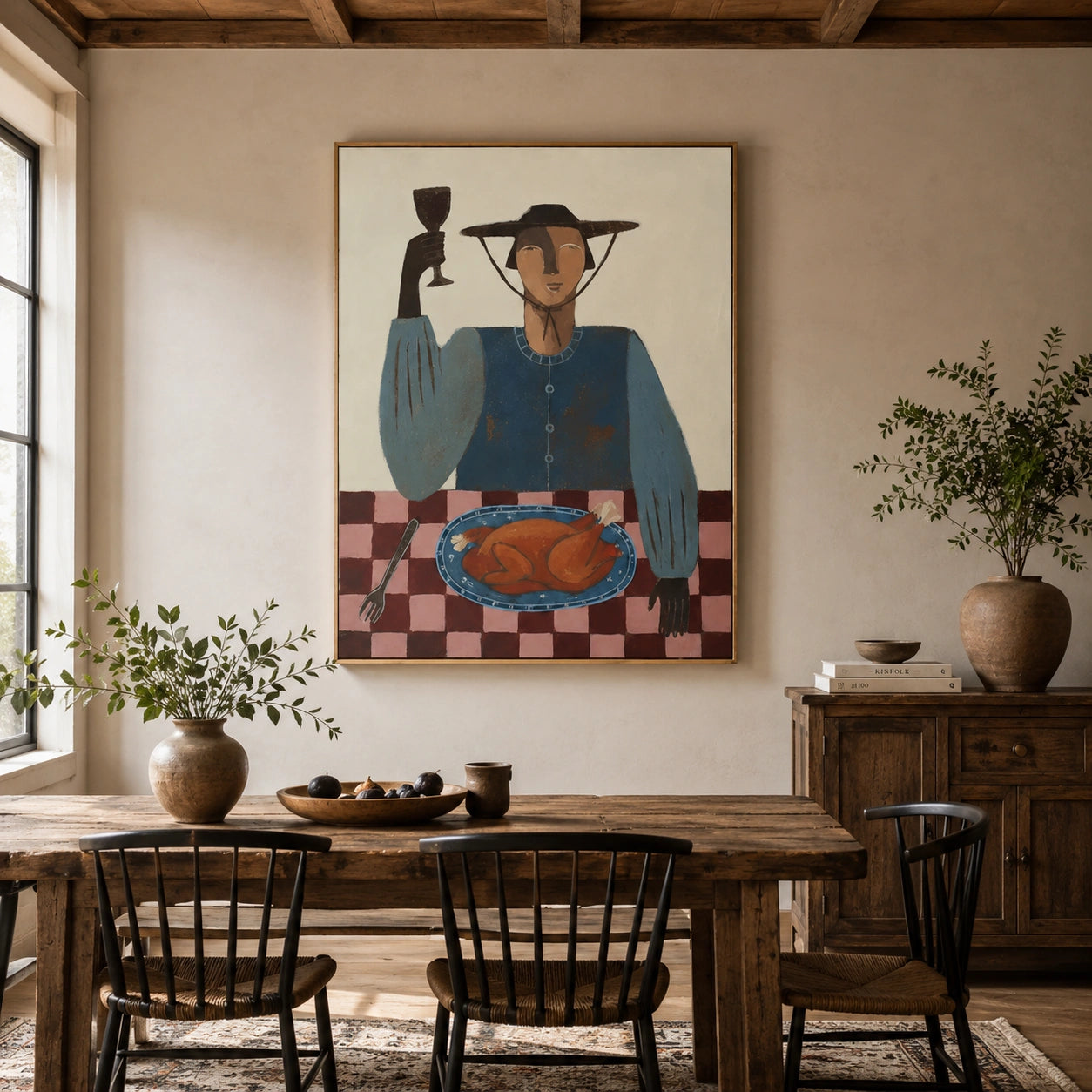 Vintage Americana Art | Toast To Harvest