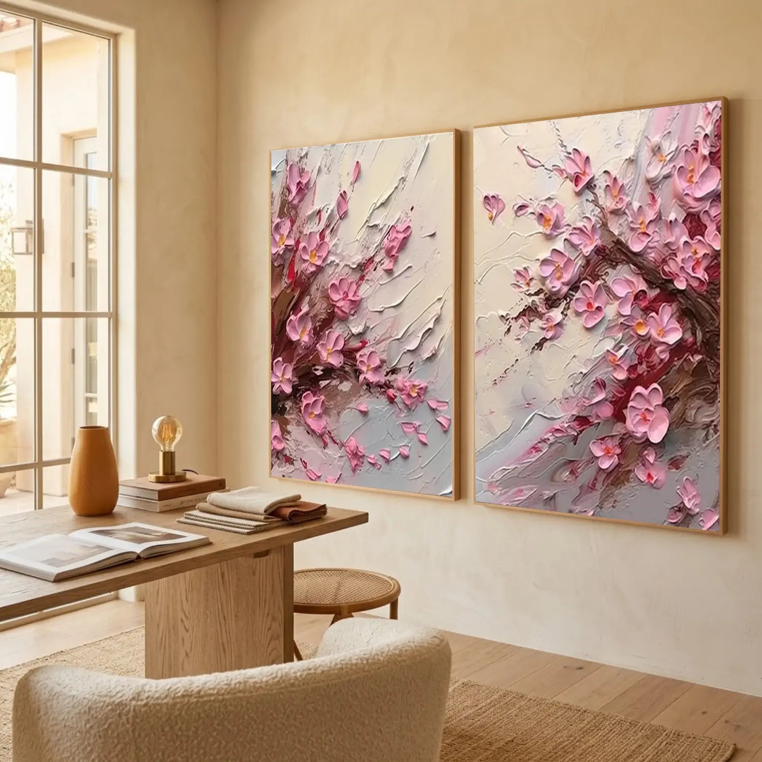 Flower And Tree Painting Set of 2