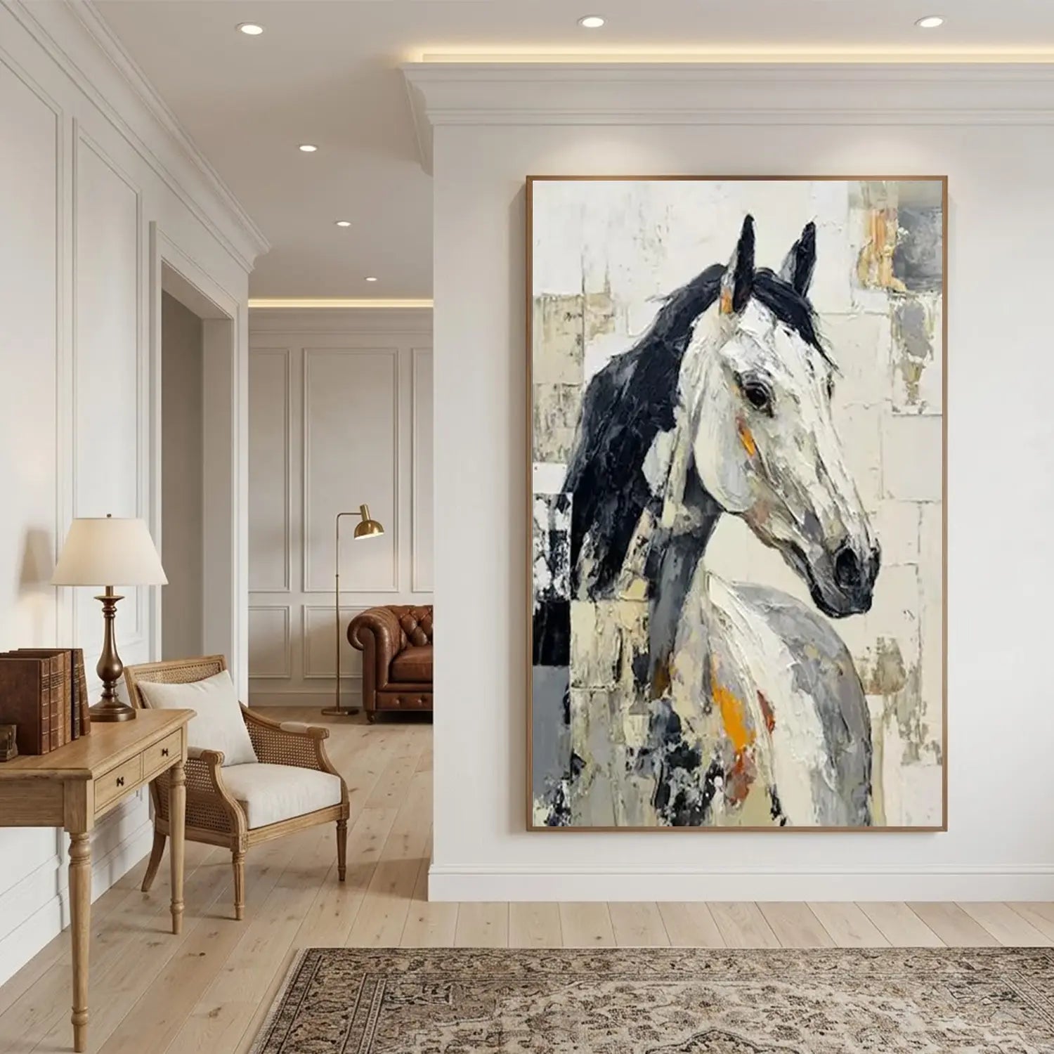 Abstract Animal Horse Wall Art