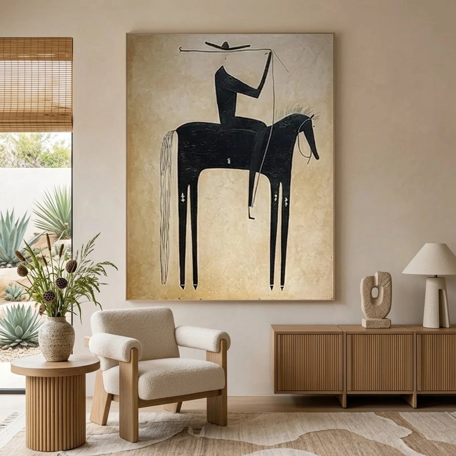 Vintage Americana Art | Silent Sentinel