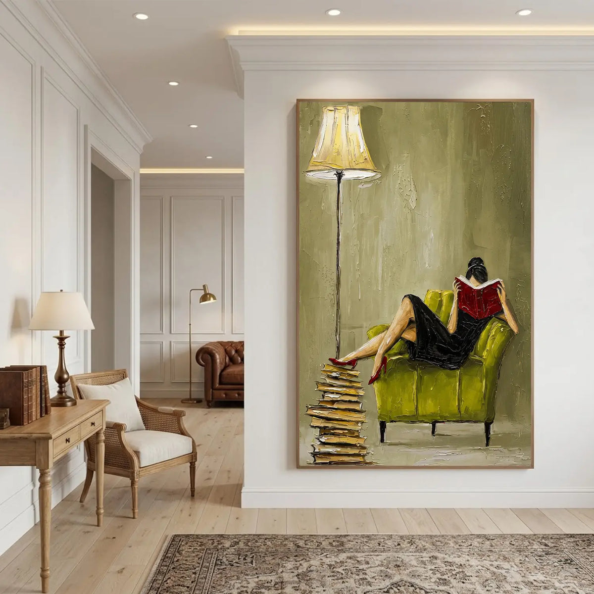 Vintage Americana Art Reading Nook #VA095