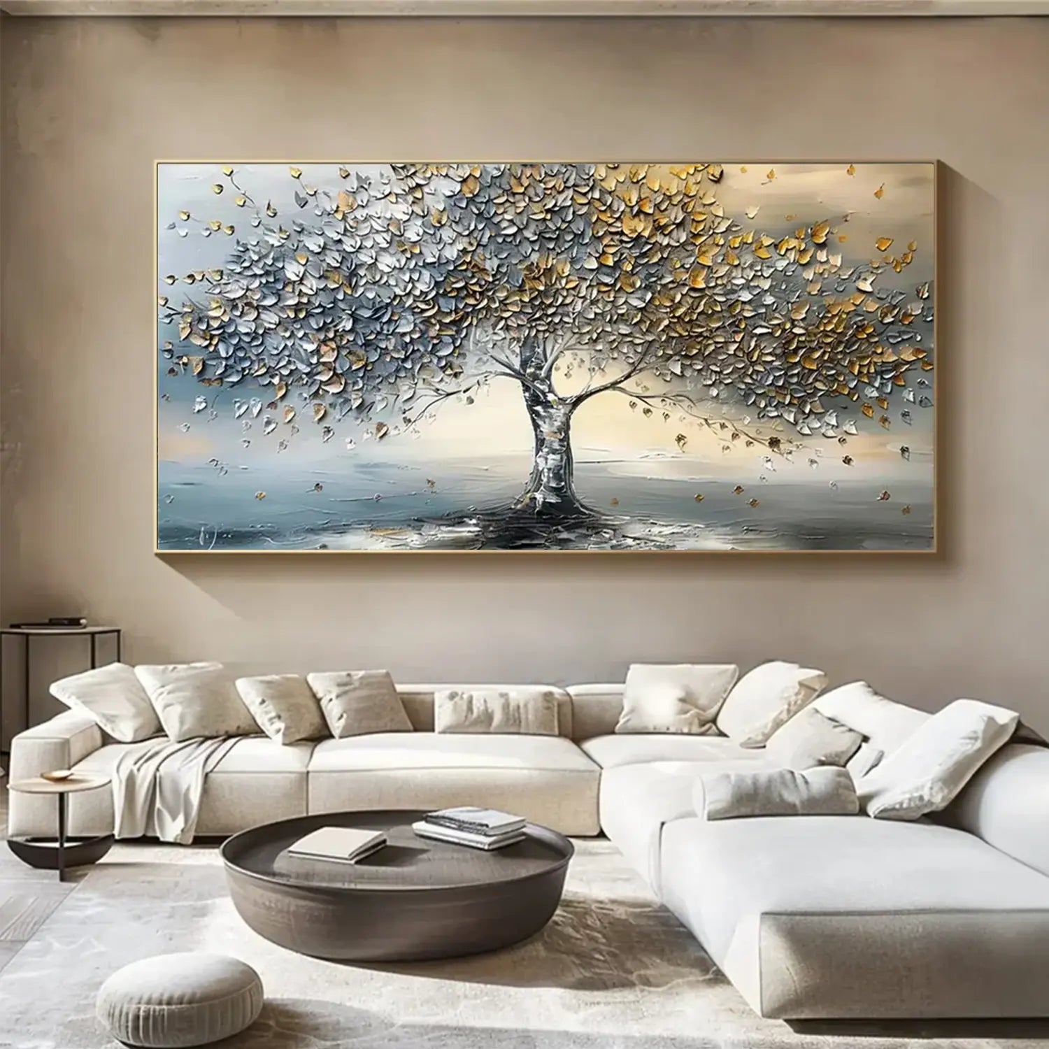 Tree Textured Painting Canvas