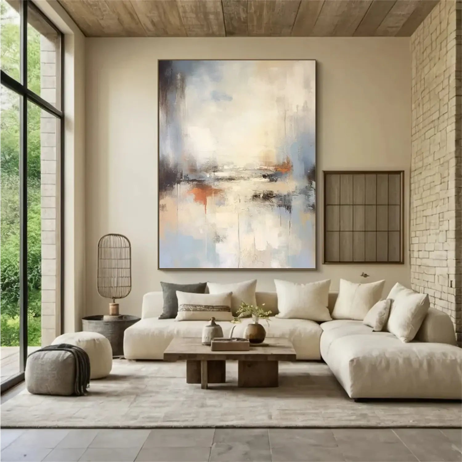 Abstract Painting Canvas #AW004