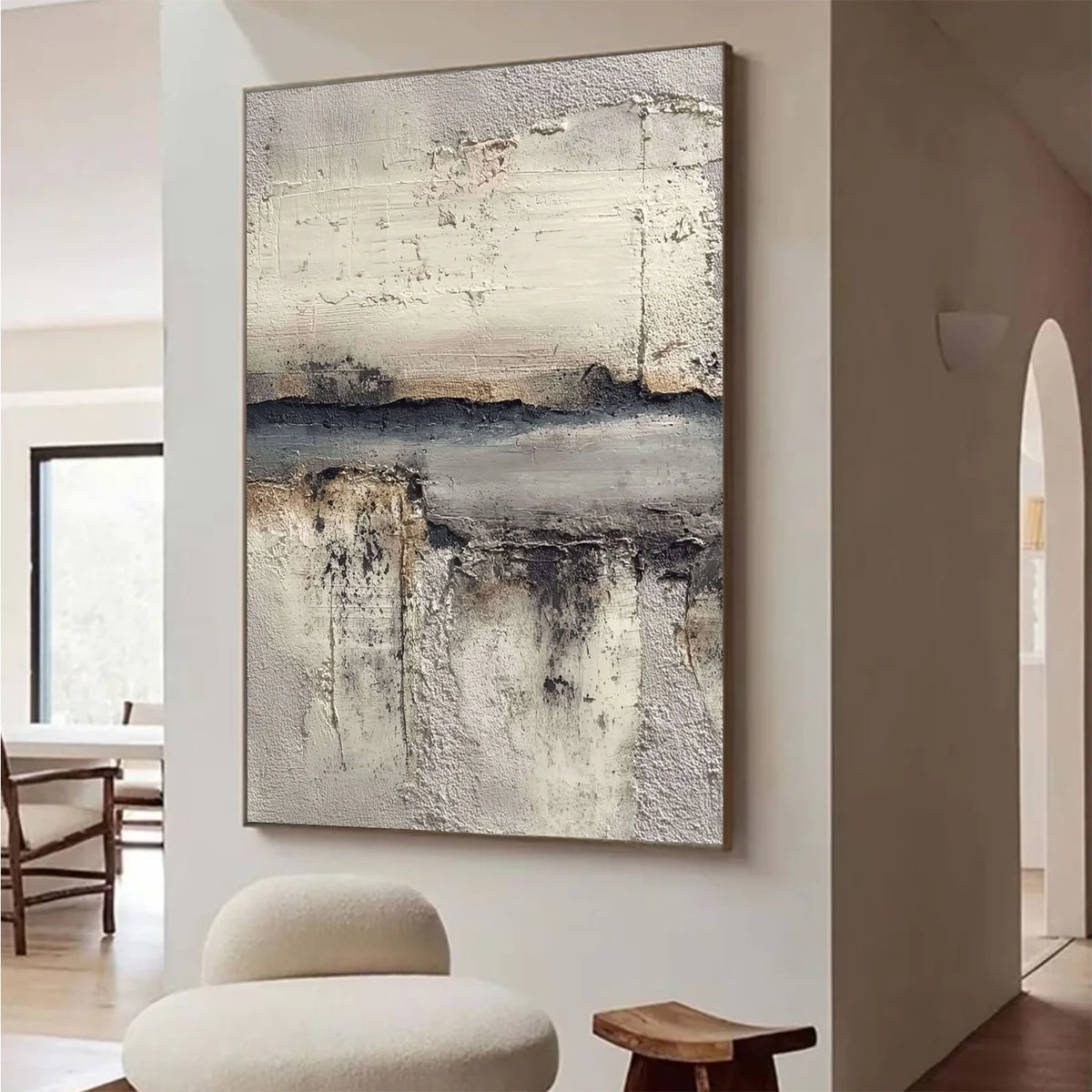 Wabi Sabi Textured Wall Art #WS057