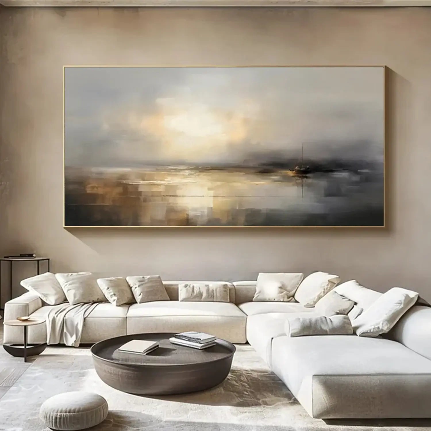Ocean And Sky Abstract Wall Art