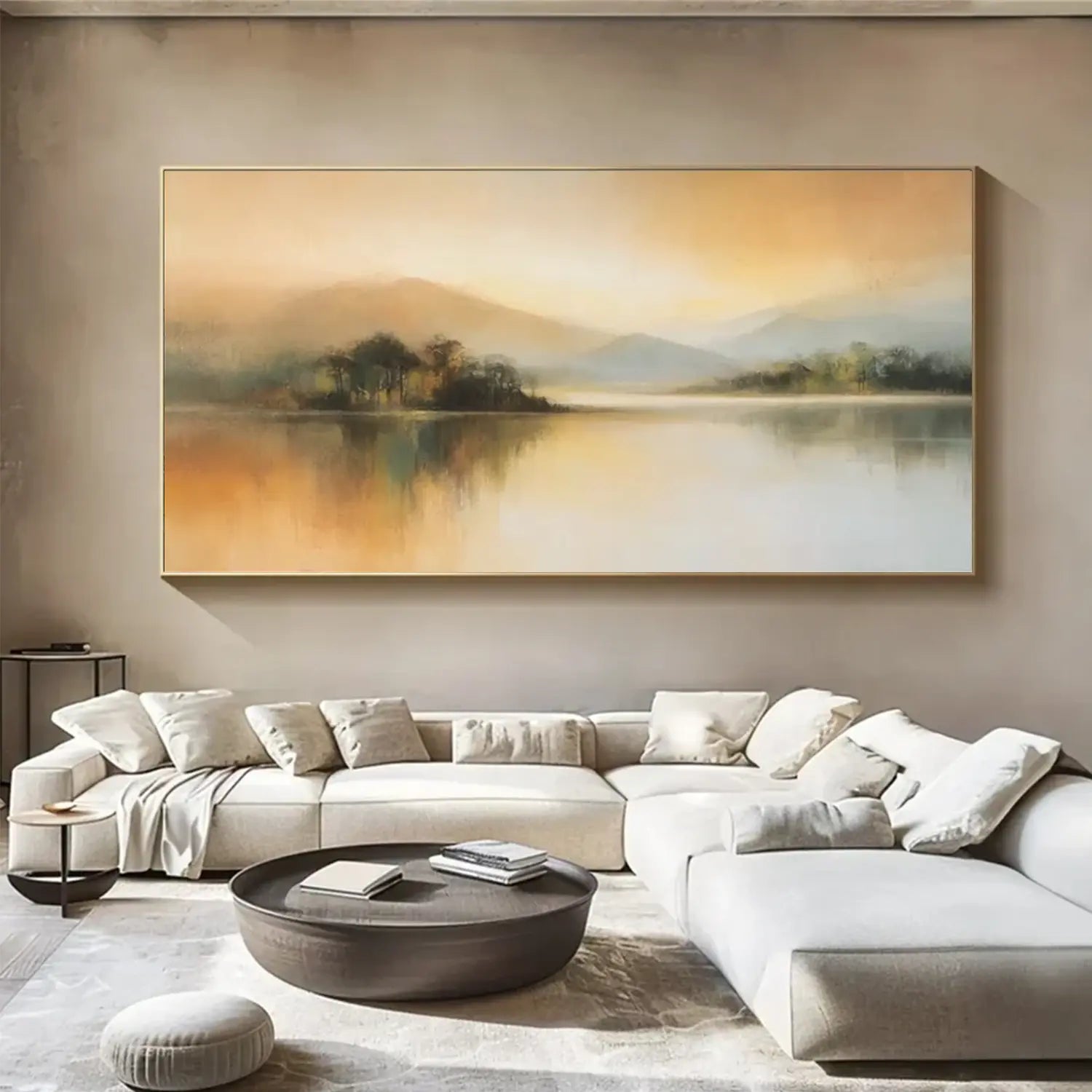 Abstract Mountain Canvas Art #MM018
