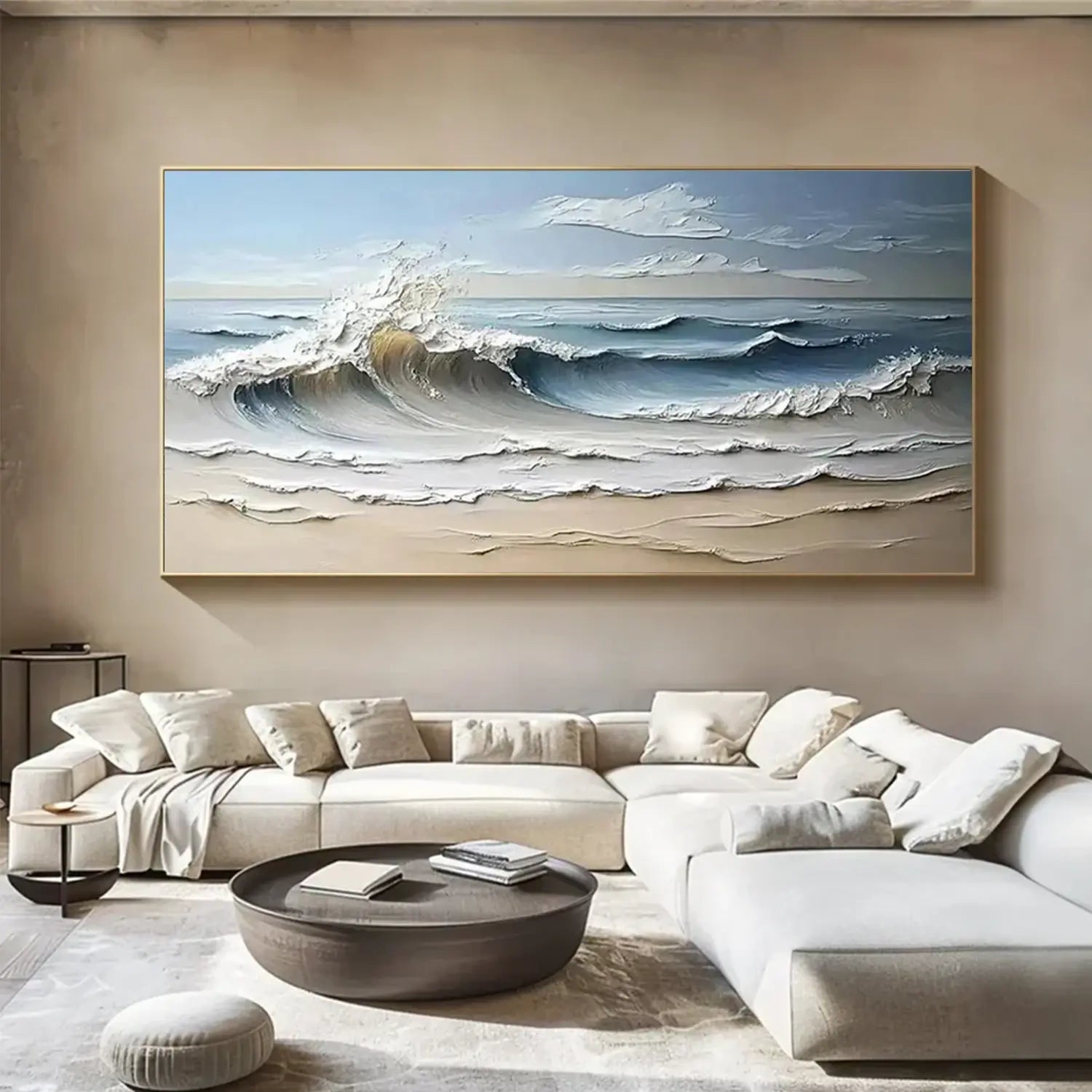 Ocean Textured Painting Canvas