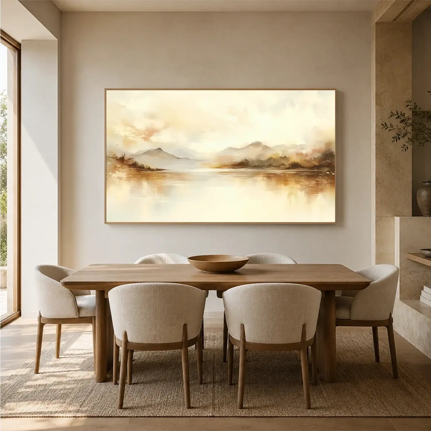 Abstract Mountain Canvas Art #MM017