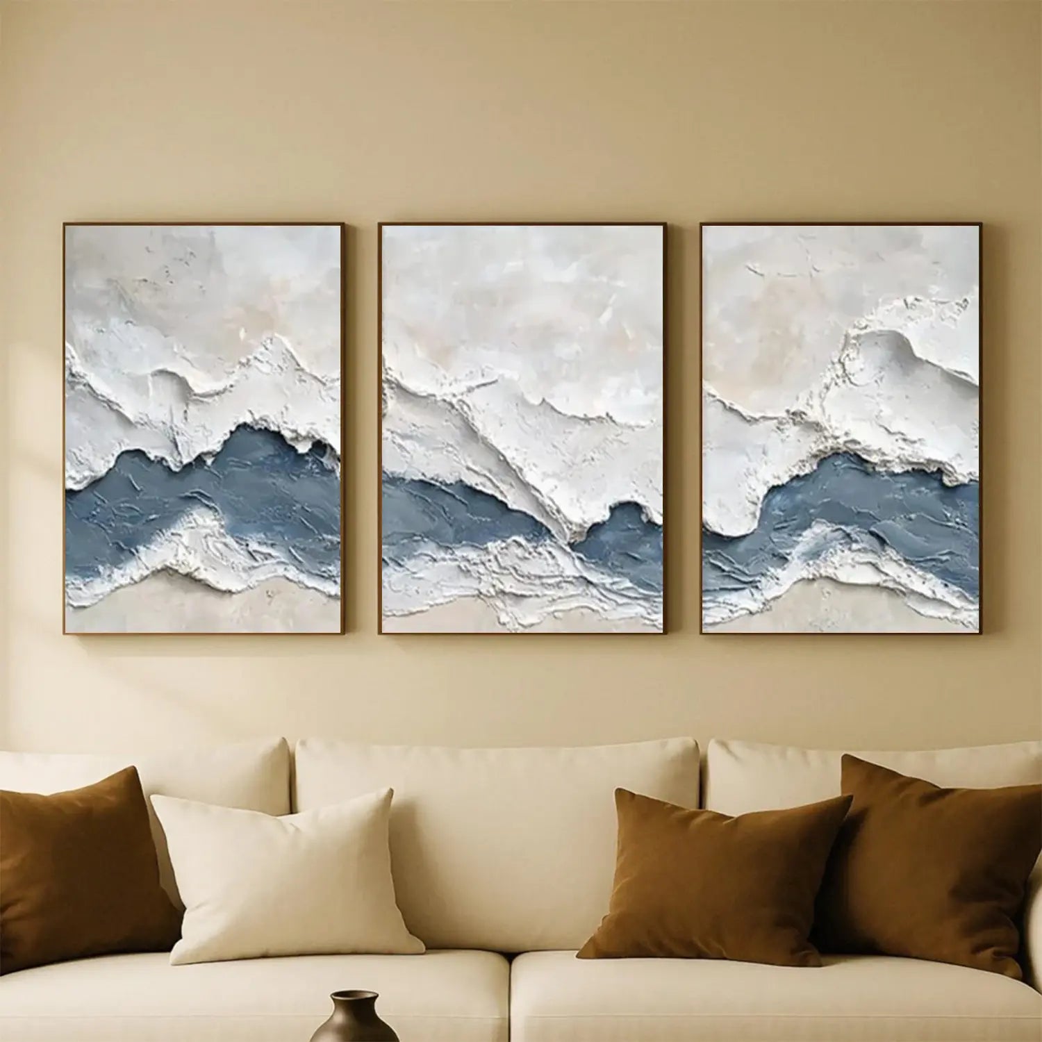 Abstract Texture Wall Art Set of 3