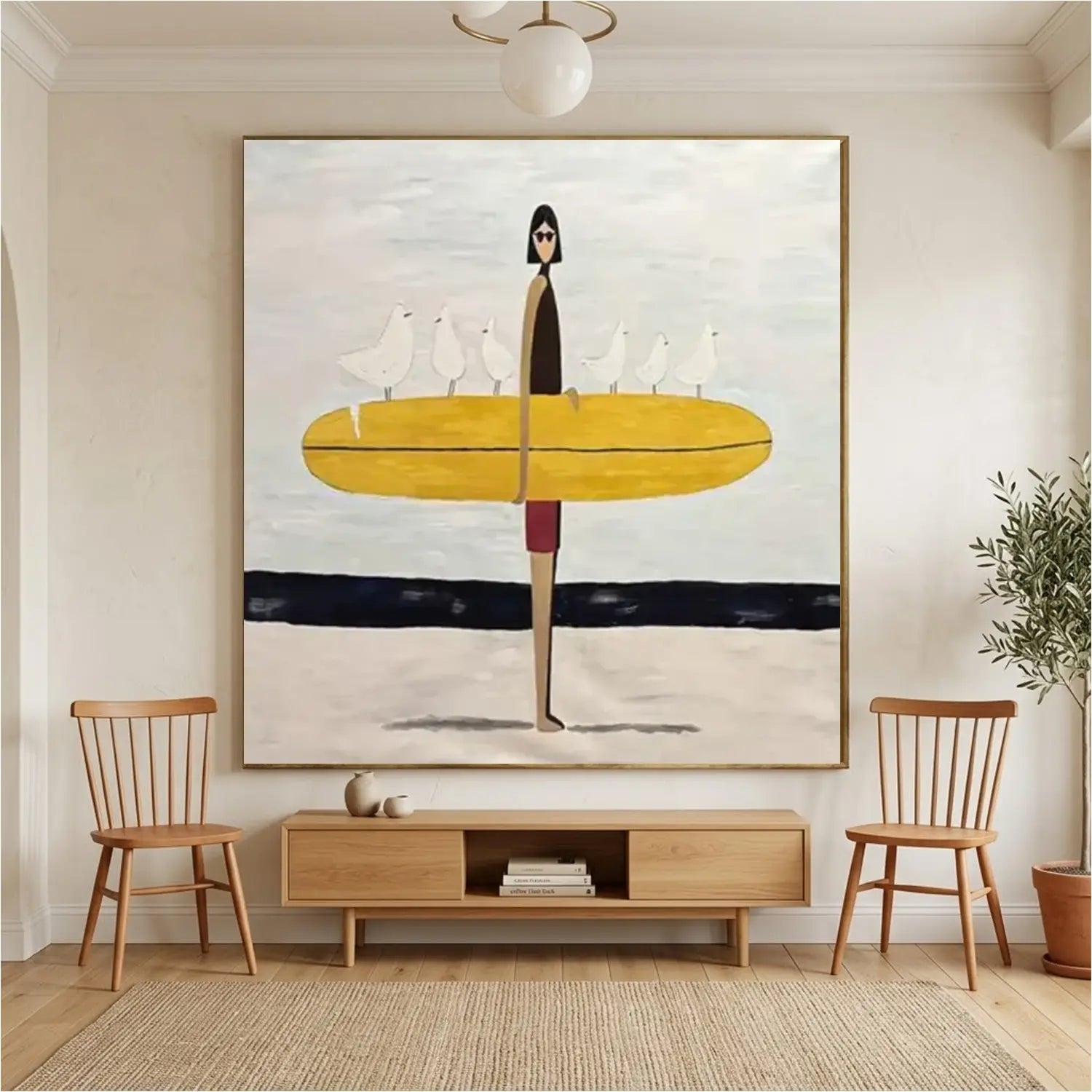 Abstract Portrait Wall Art