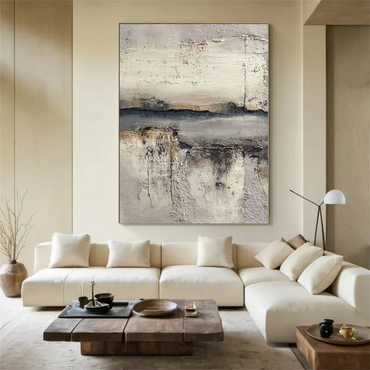 Wabi Sabi Textured Wall Art #WS057