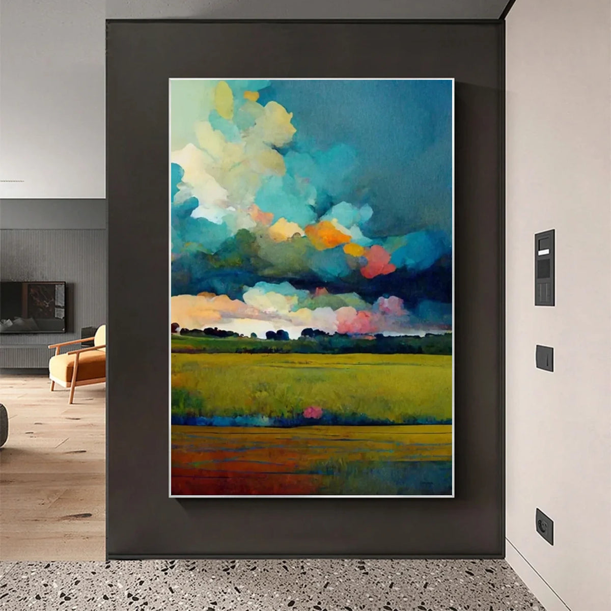 Colorful Landscape Abstract Wall Art #UL001
