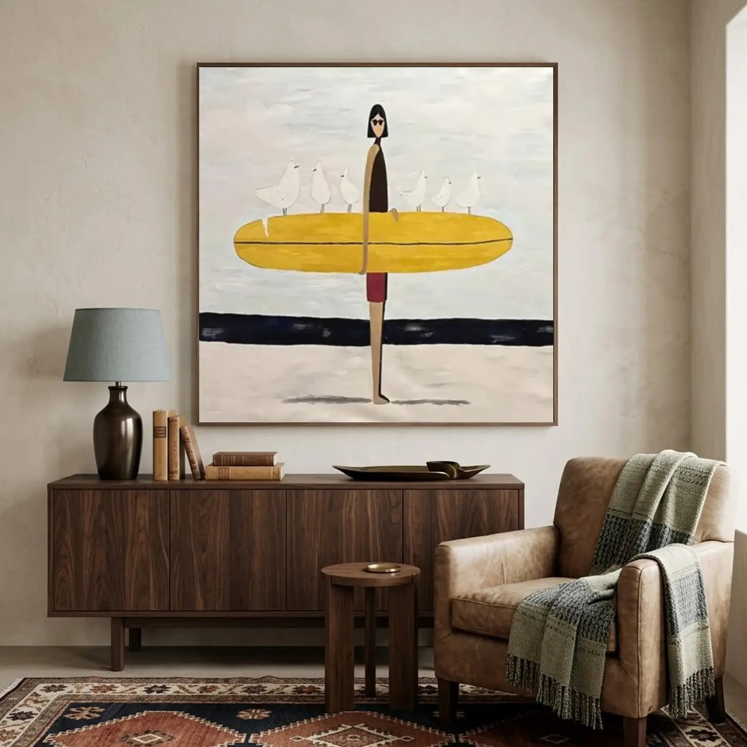 Abstract Portrait Wall Art