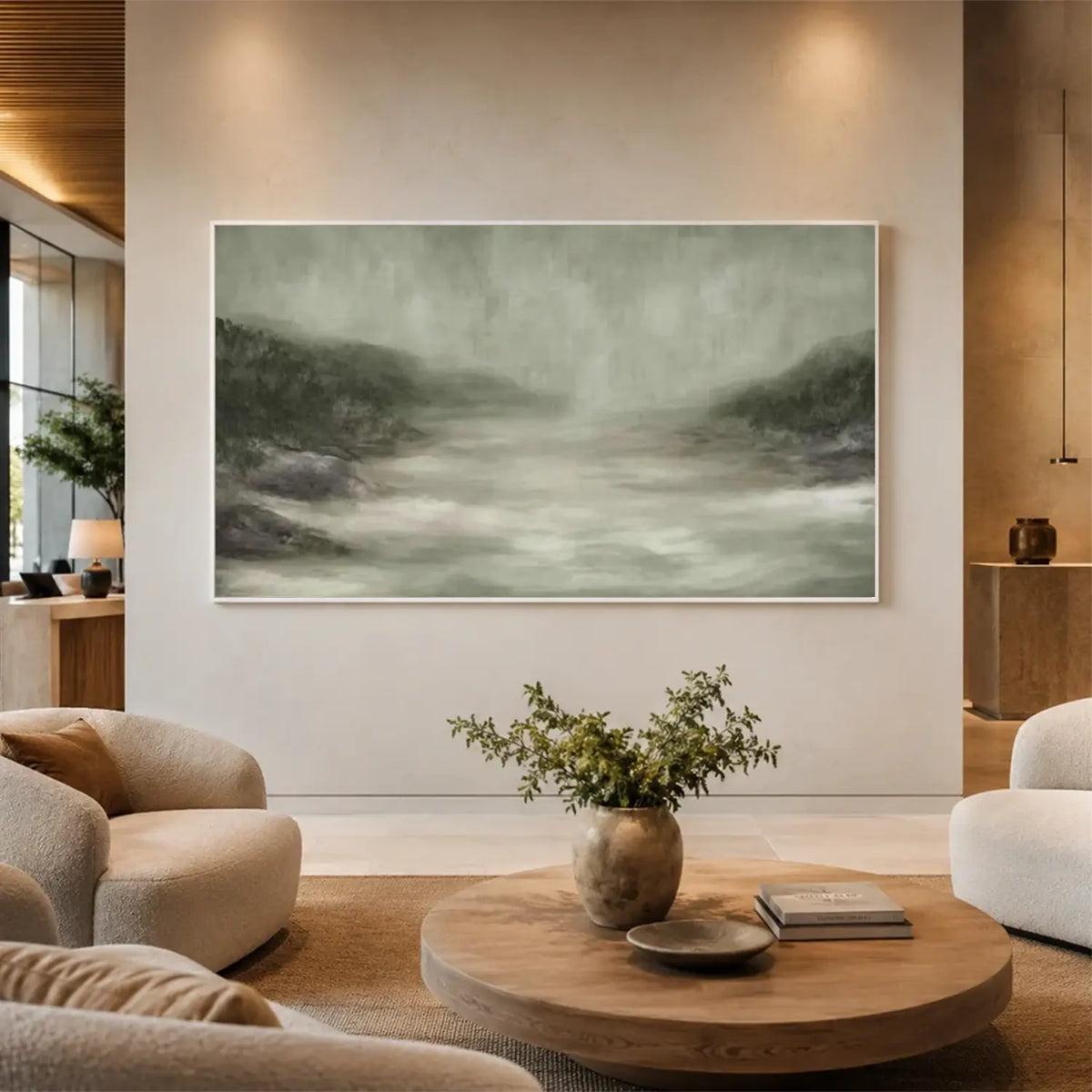 Abstract Mountain Canvas Art #MM025