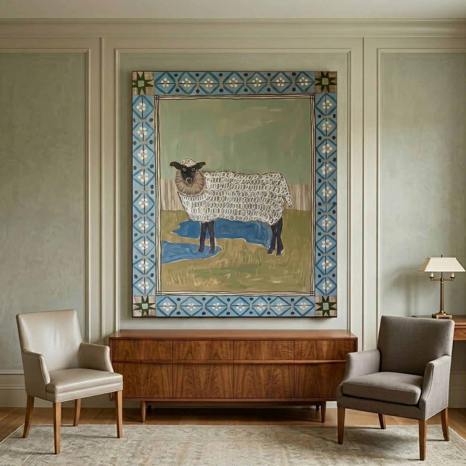 Vintage Americana Art | Still Meadow