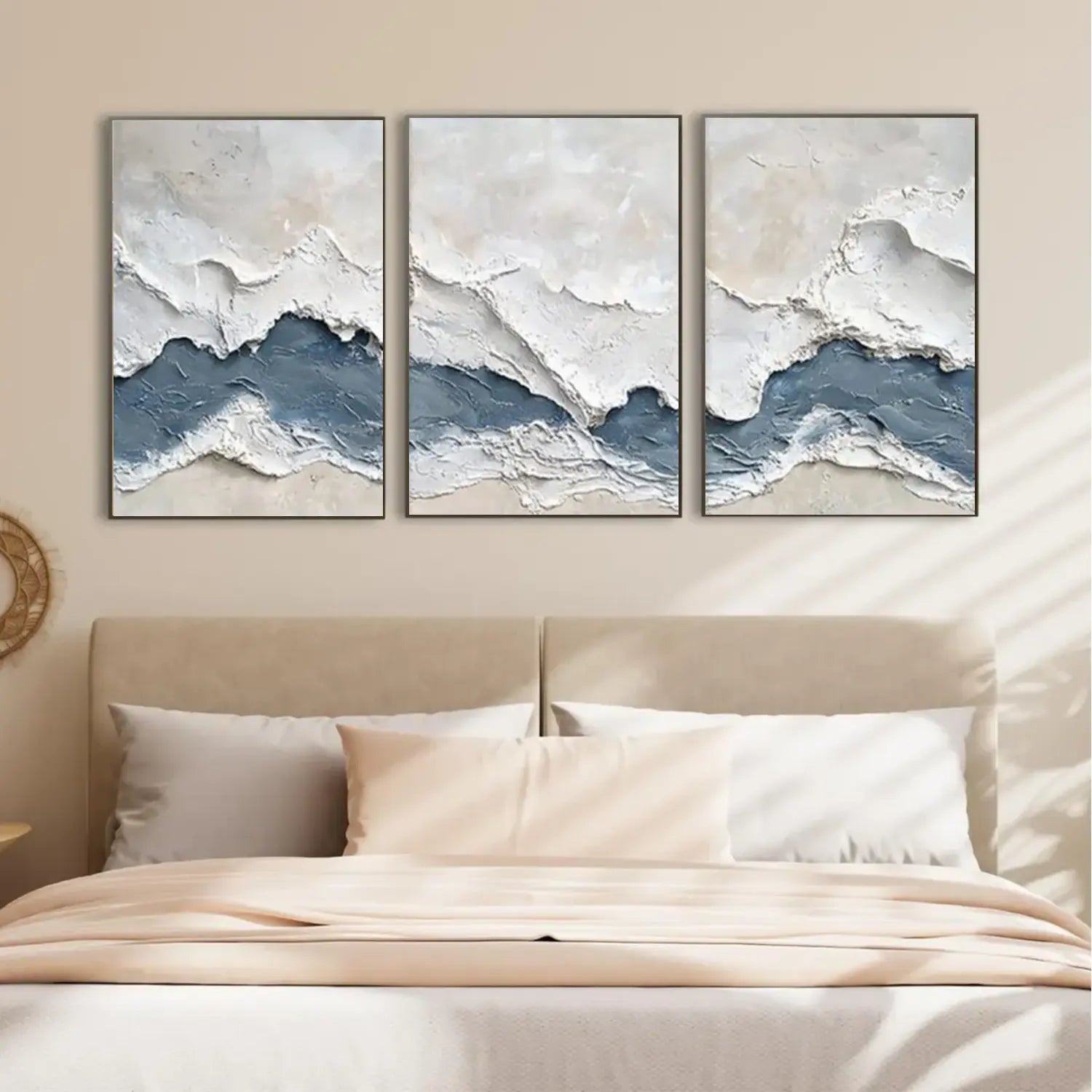 Abstract Texture Wall Art Set of 3