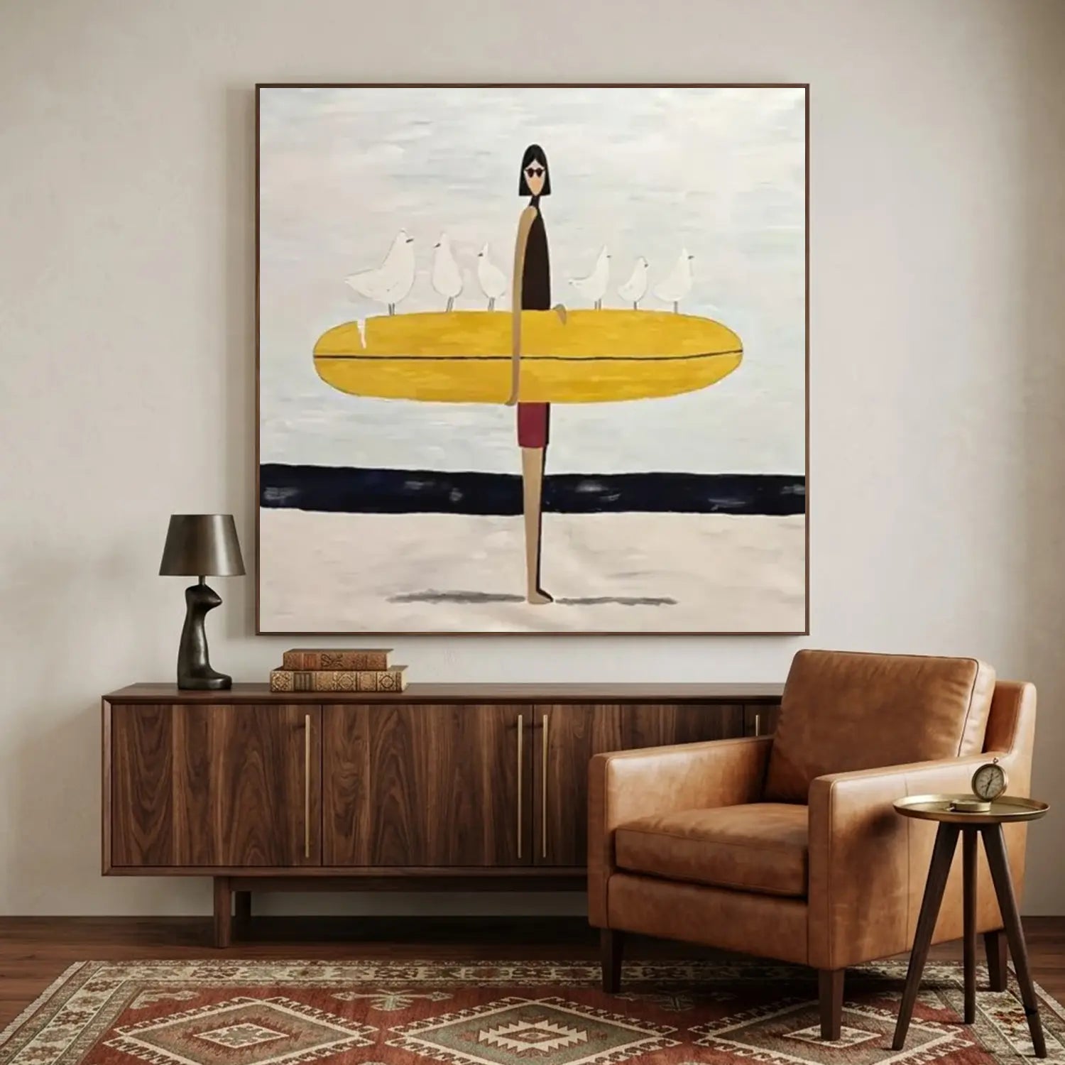 Abstract Portrait Wall Art