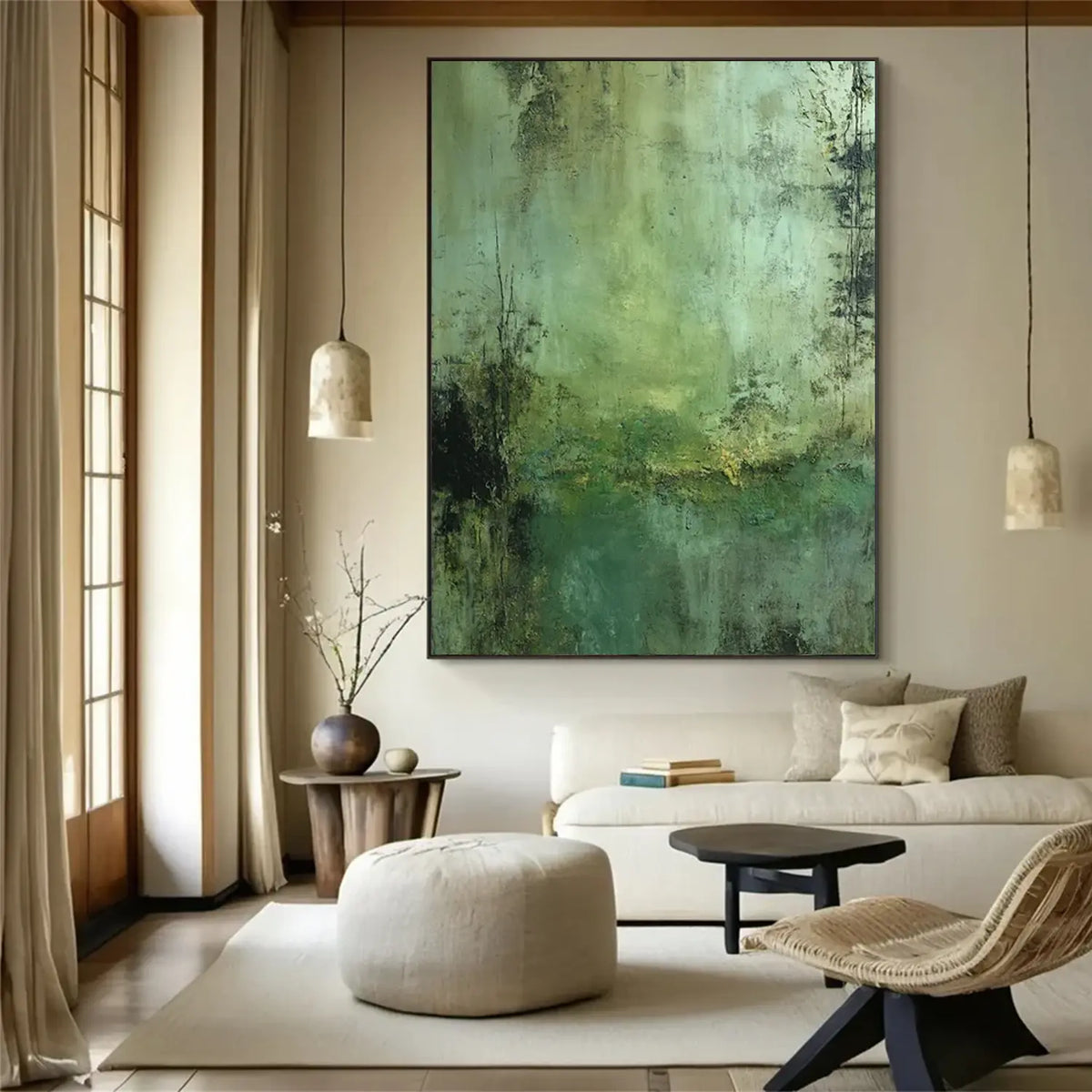 Wabi Sabi Textured Canvas Art #WS021