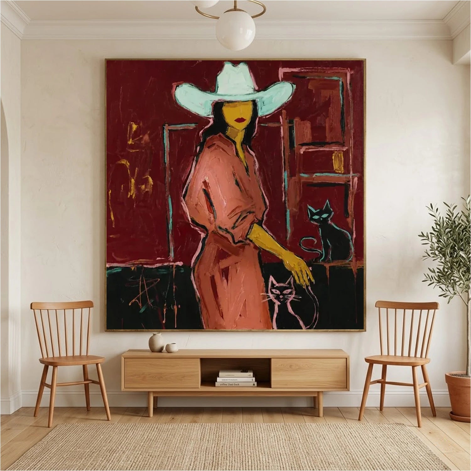 POP Art Cowgirl | Cats