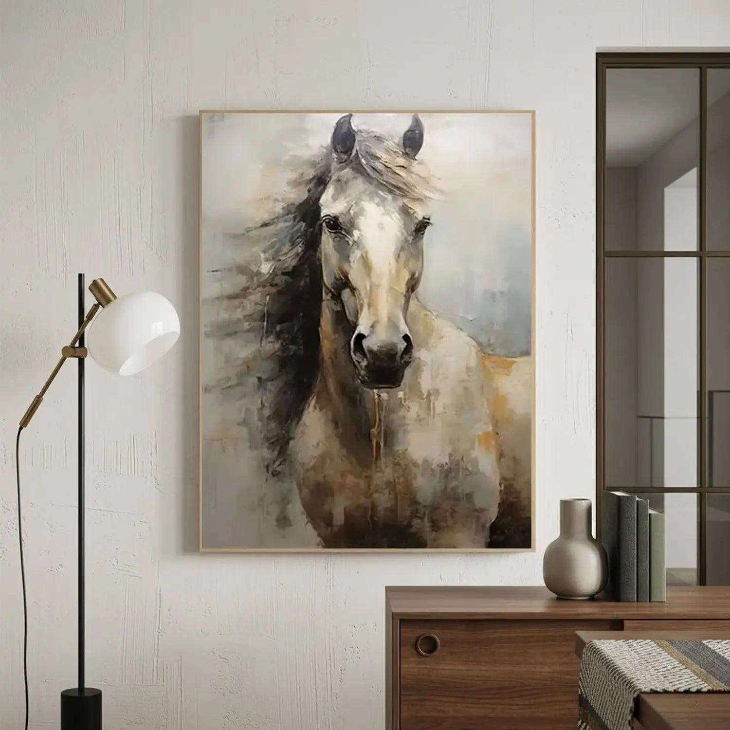 Abstract Animal Horse Wall Art