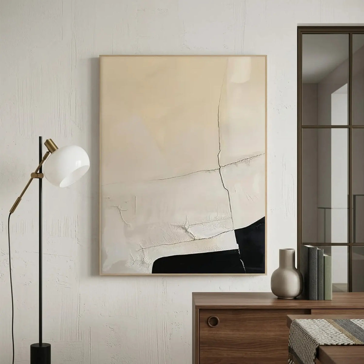 Beige Wabi Sabi Canvas Art #WS027