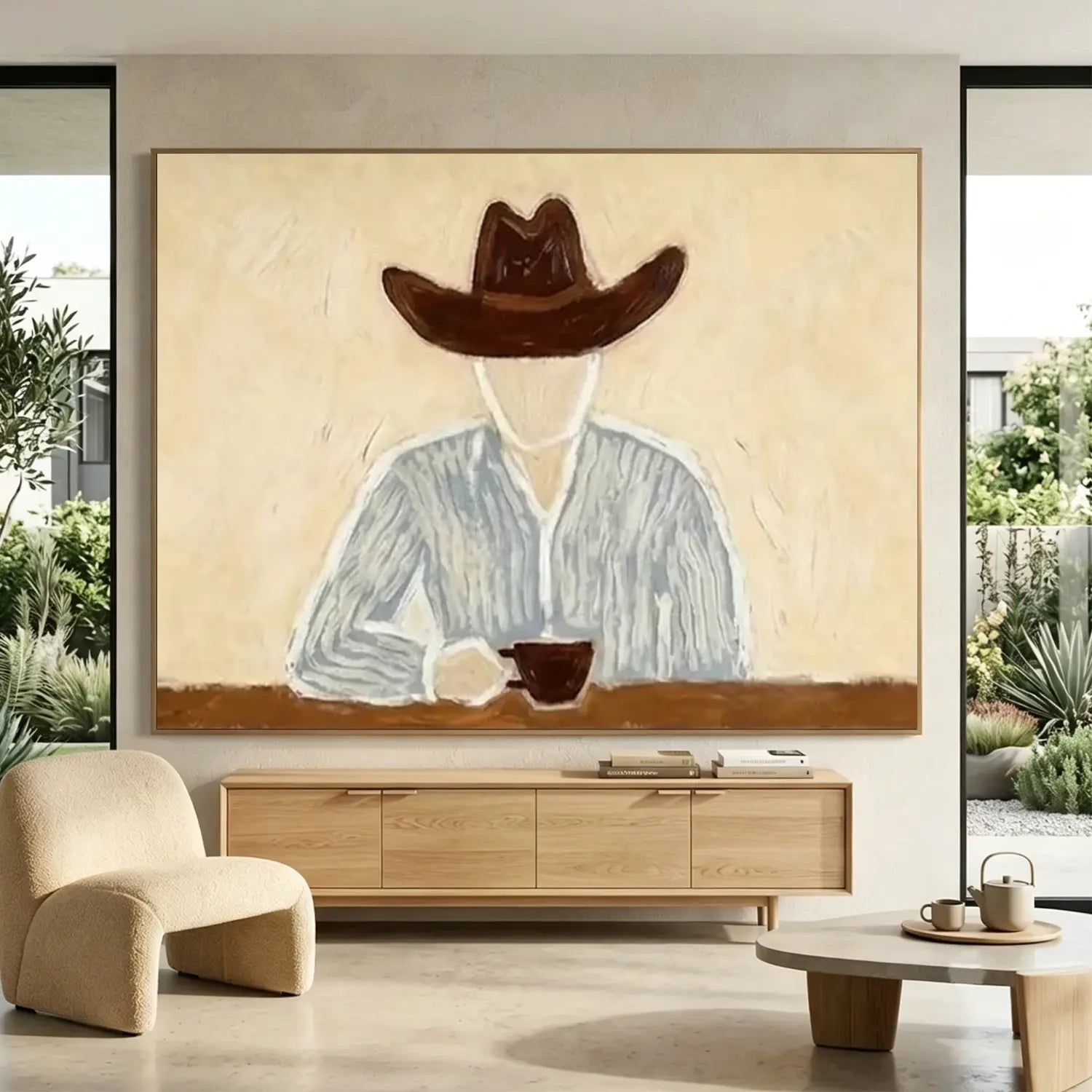 Vintage Americana Art | Morning Solitude
