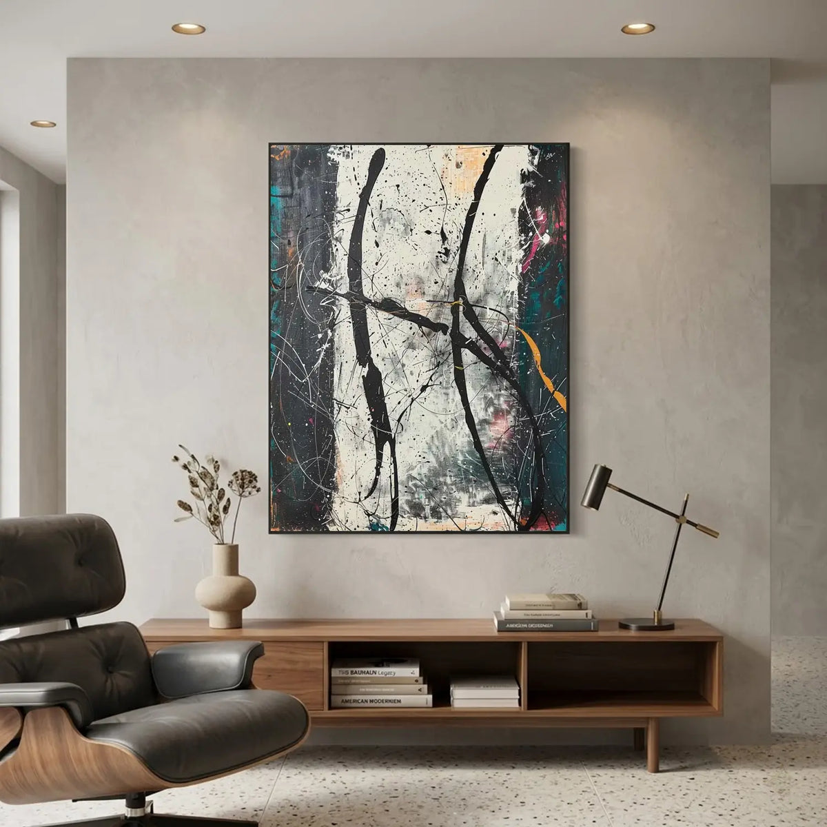 Colorful Pollock Art #PL004