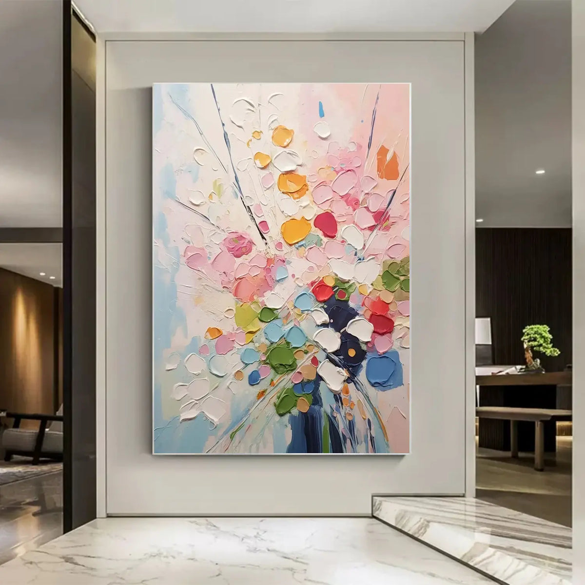 Colorful Textured Wall Art #AW176