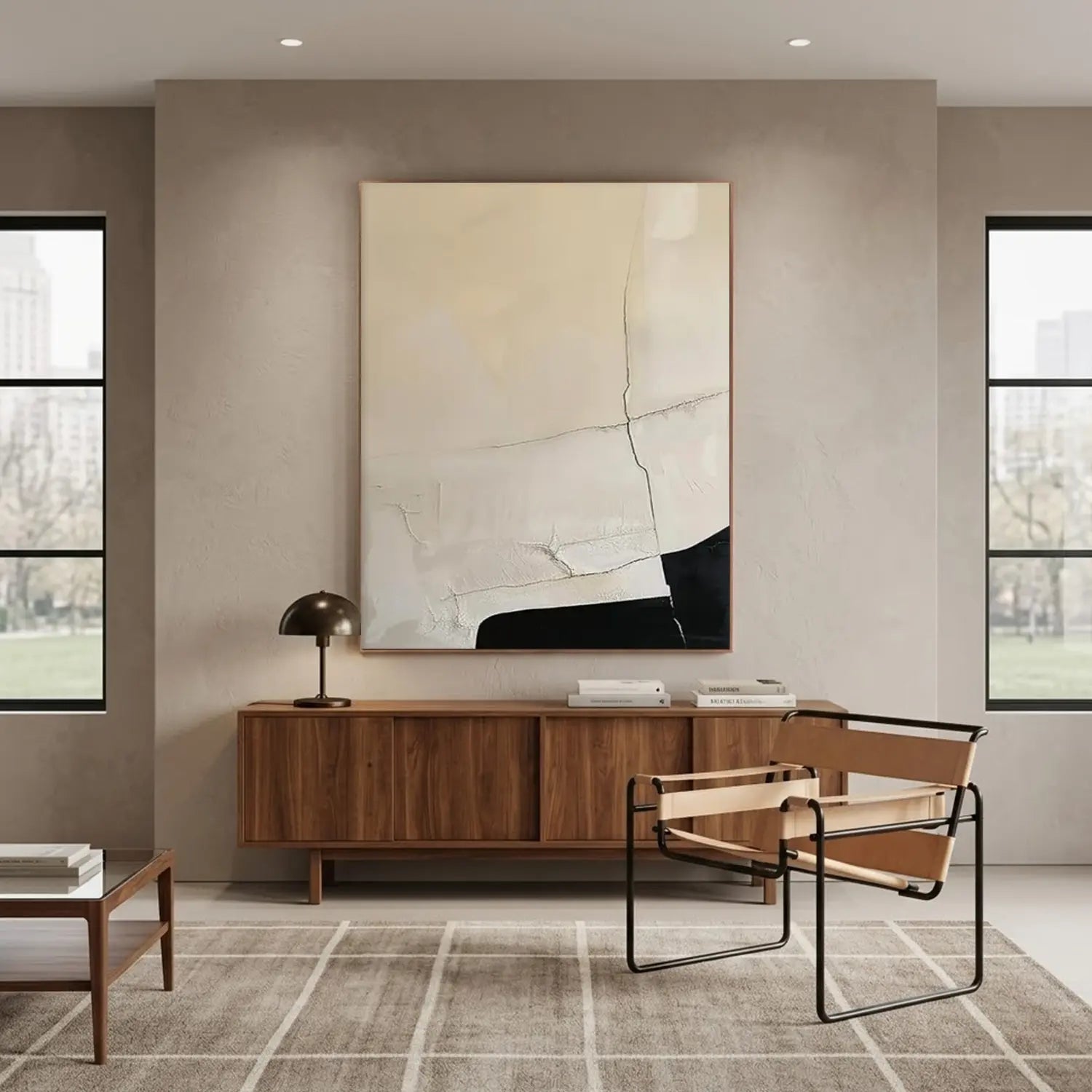 Beige Wabi Sabi Canvas Art #WS027