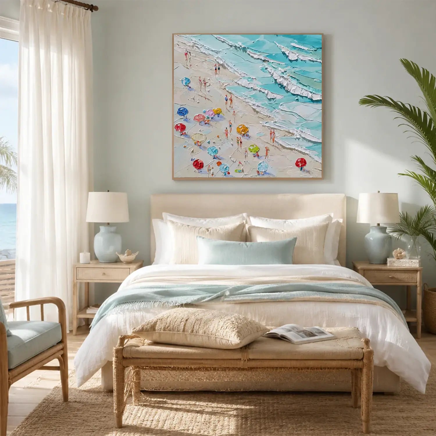 Ocean Abstract Textured Wall Art
