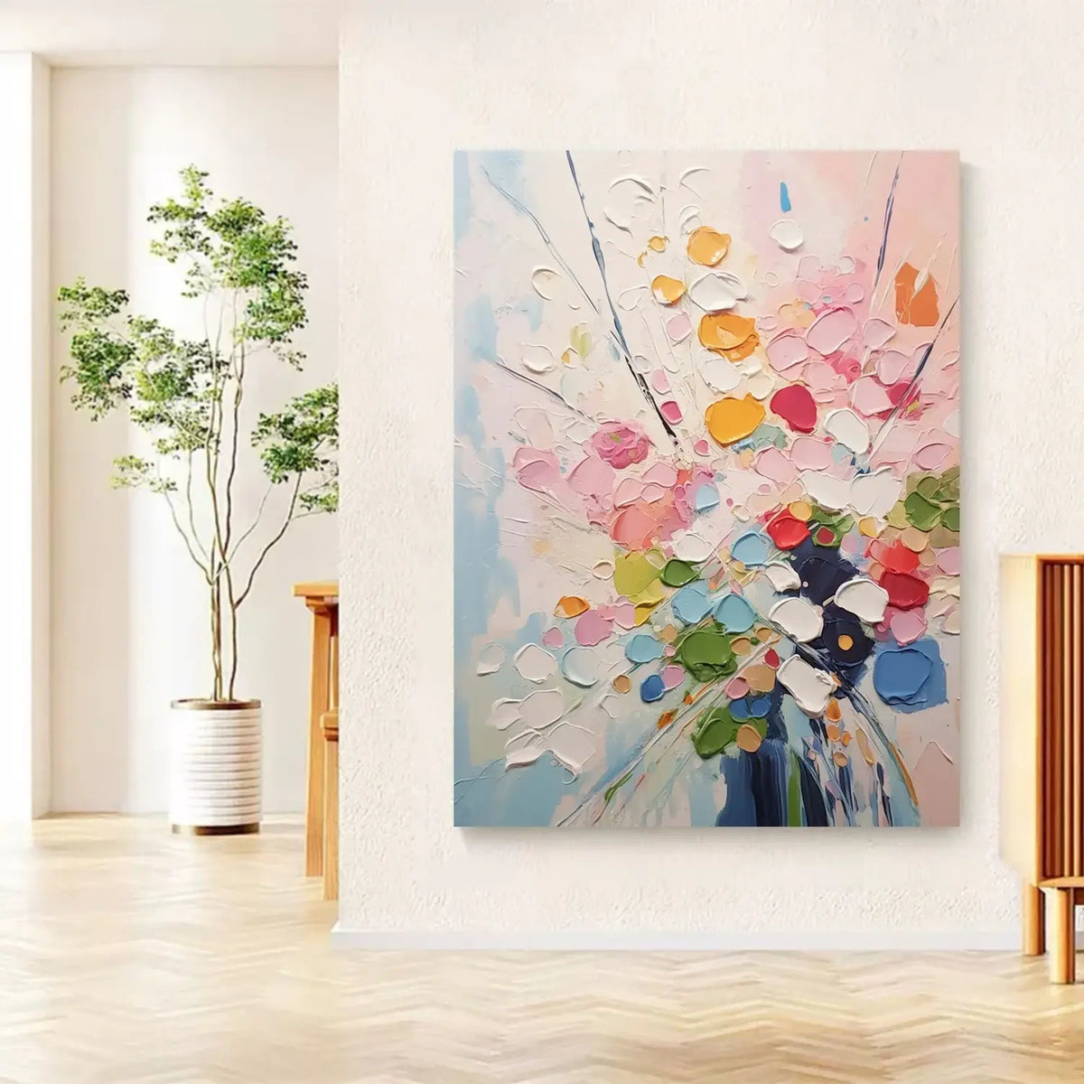Colorful Textured Wall Art #AW176