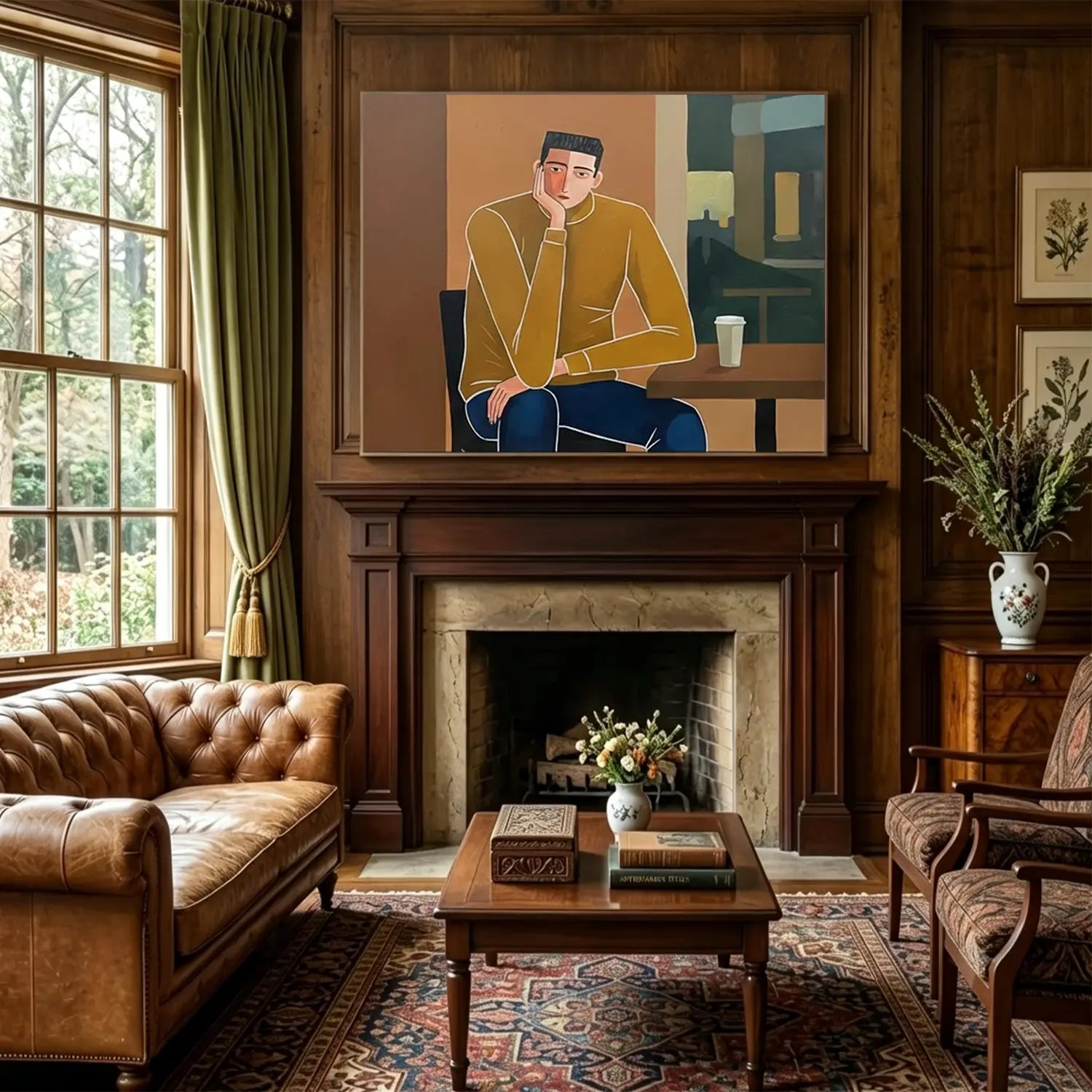 Vintage Americana Art | Quiet Interlude