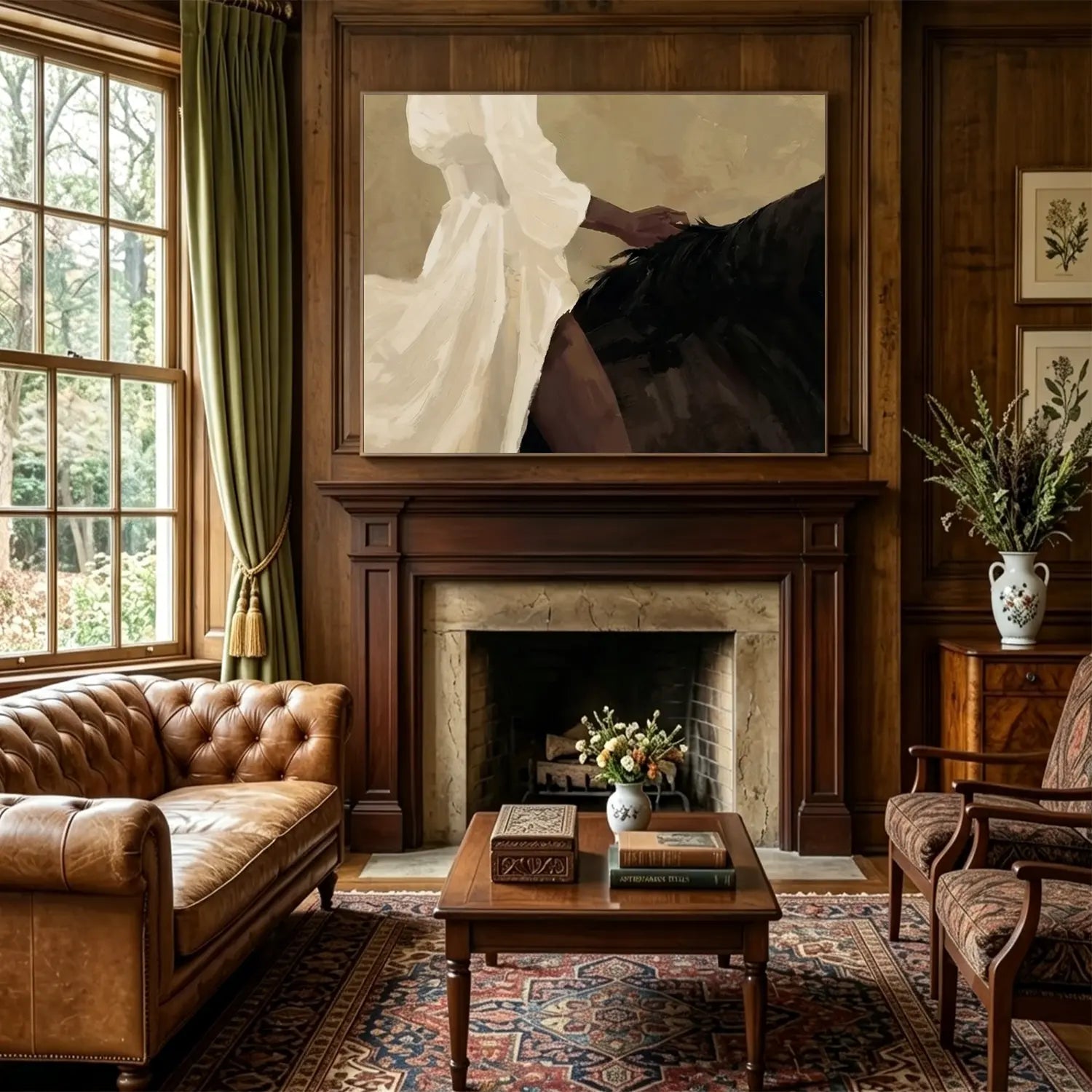 Vintage Americana Art | Quiet Saddle Grace