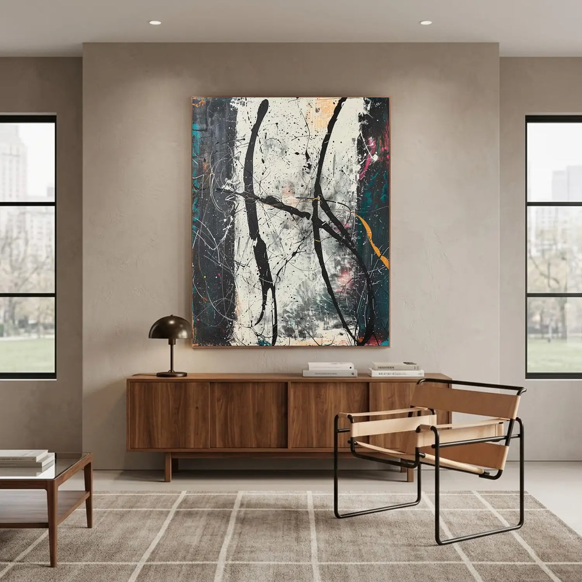 Colorful Pollock Art #PL004