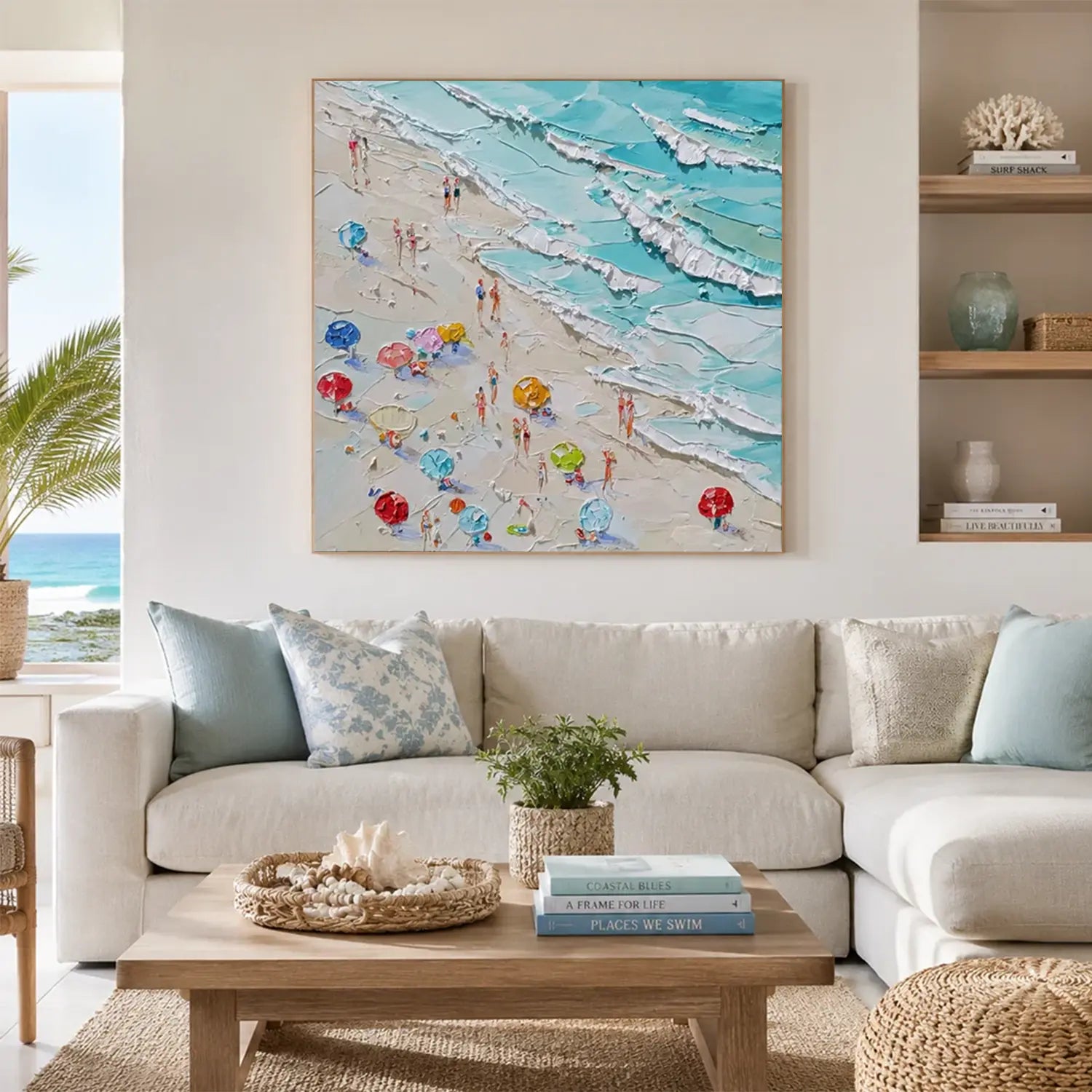 Ocean Abstract Textured Wall Art