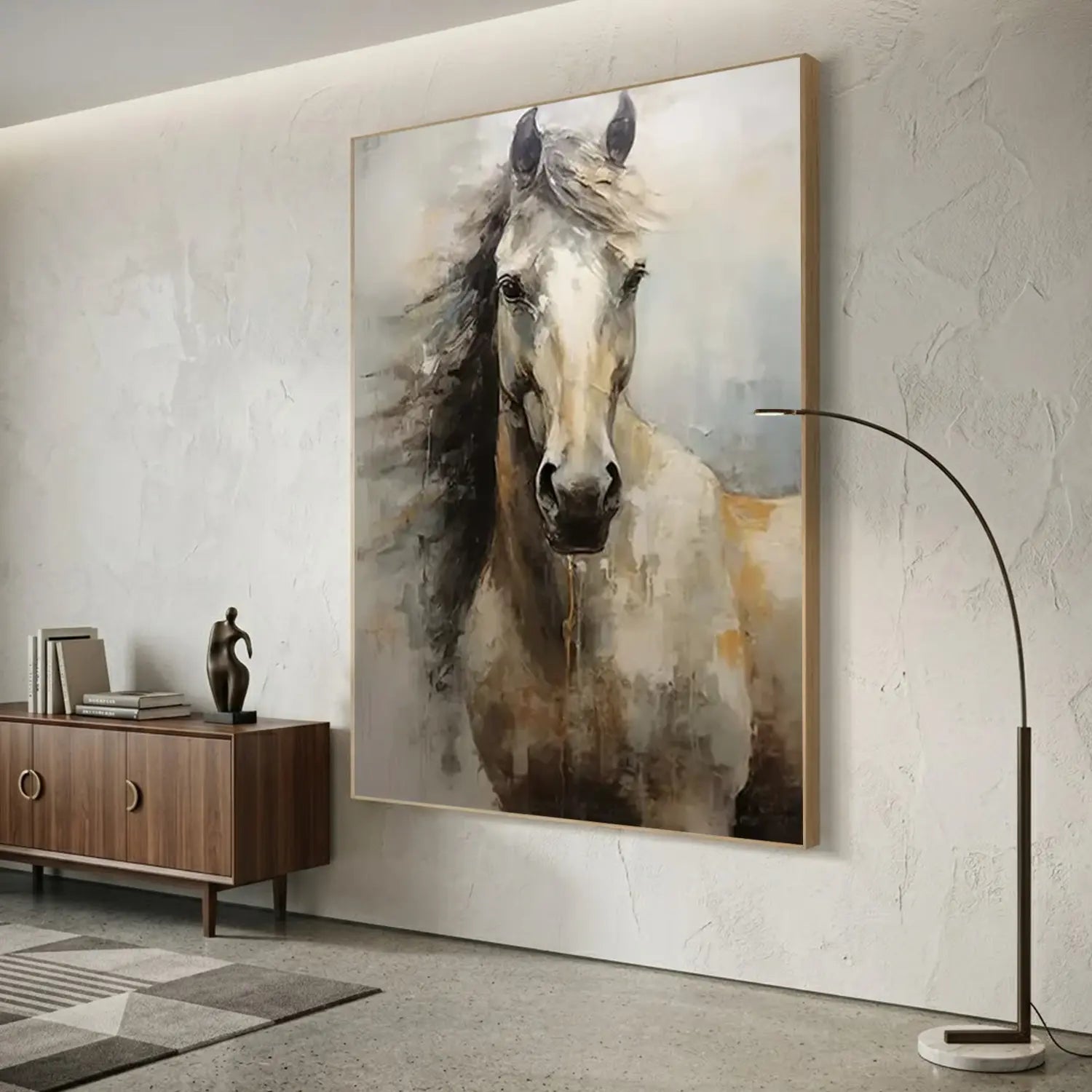 Abstract Animal Horse Wall Art