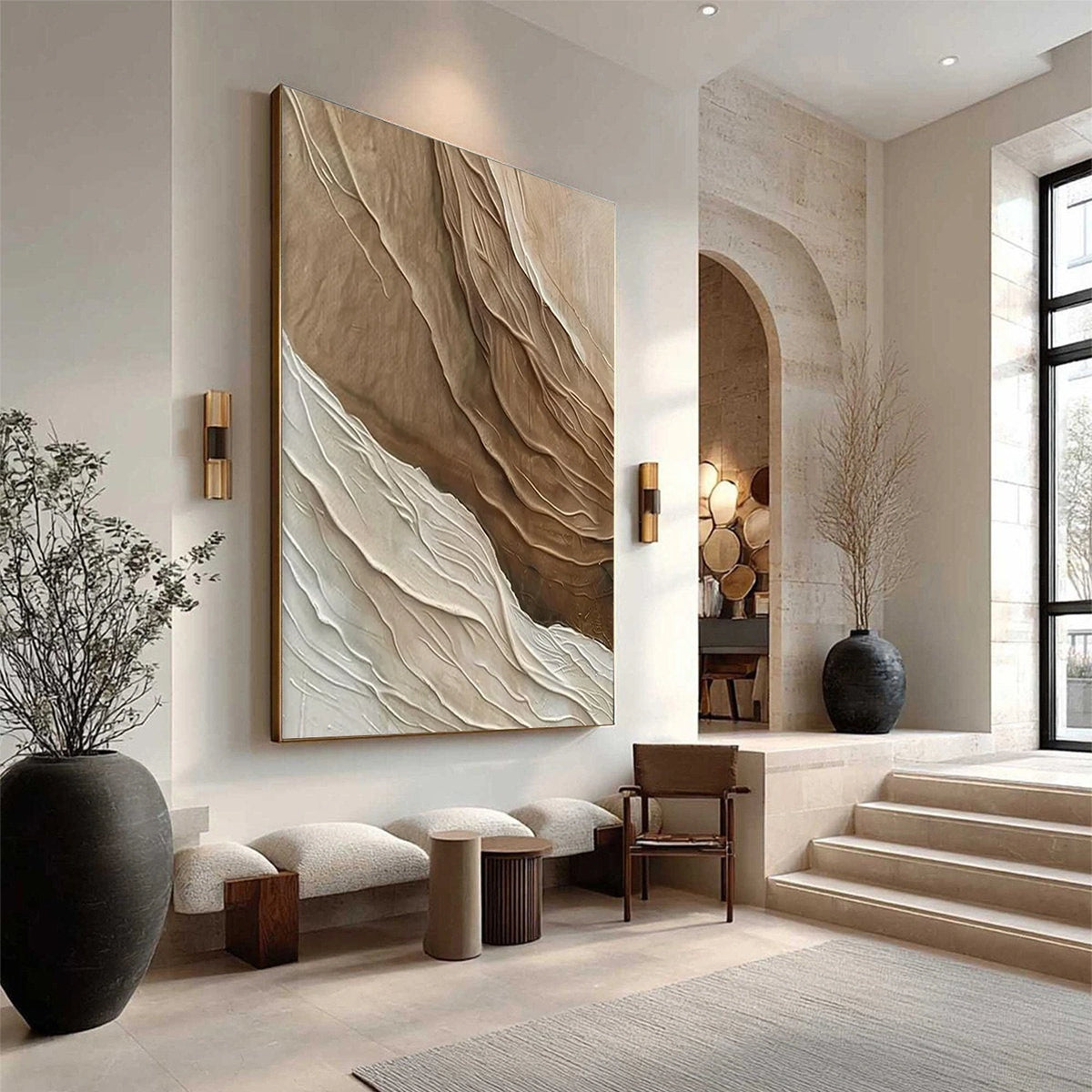 Minimalist Textured Canvas Art #MW018