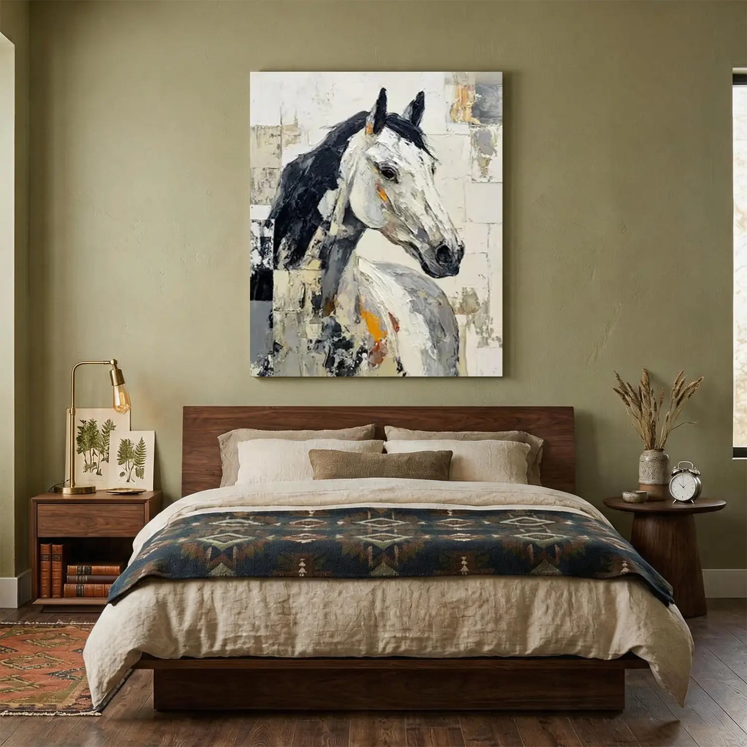 Abstract Animal Horse Wall Art