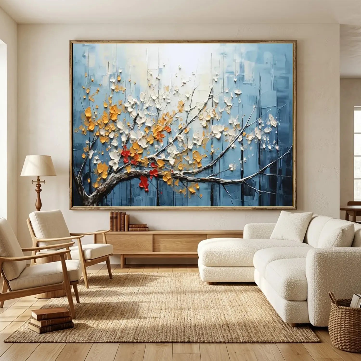 Flower And Tree Painting