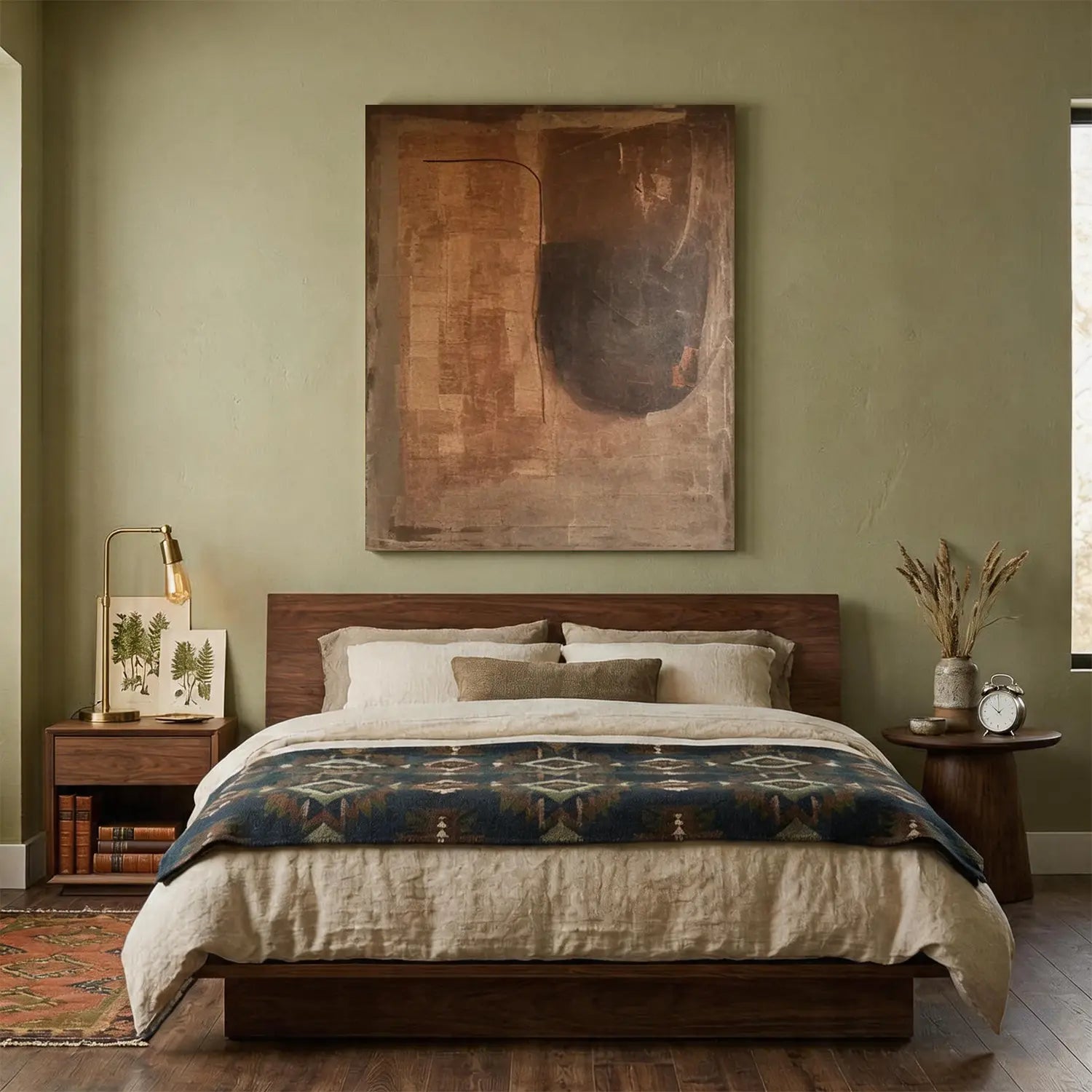 Brown Wabi Sabi Canvas Art