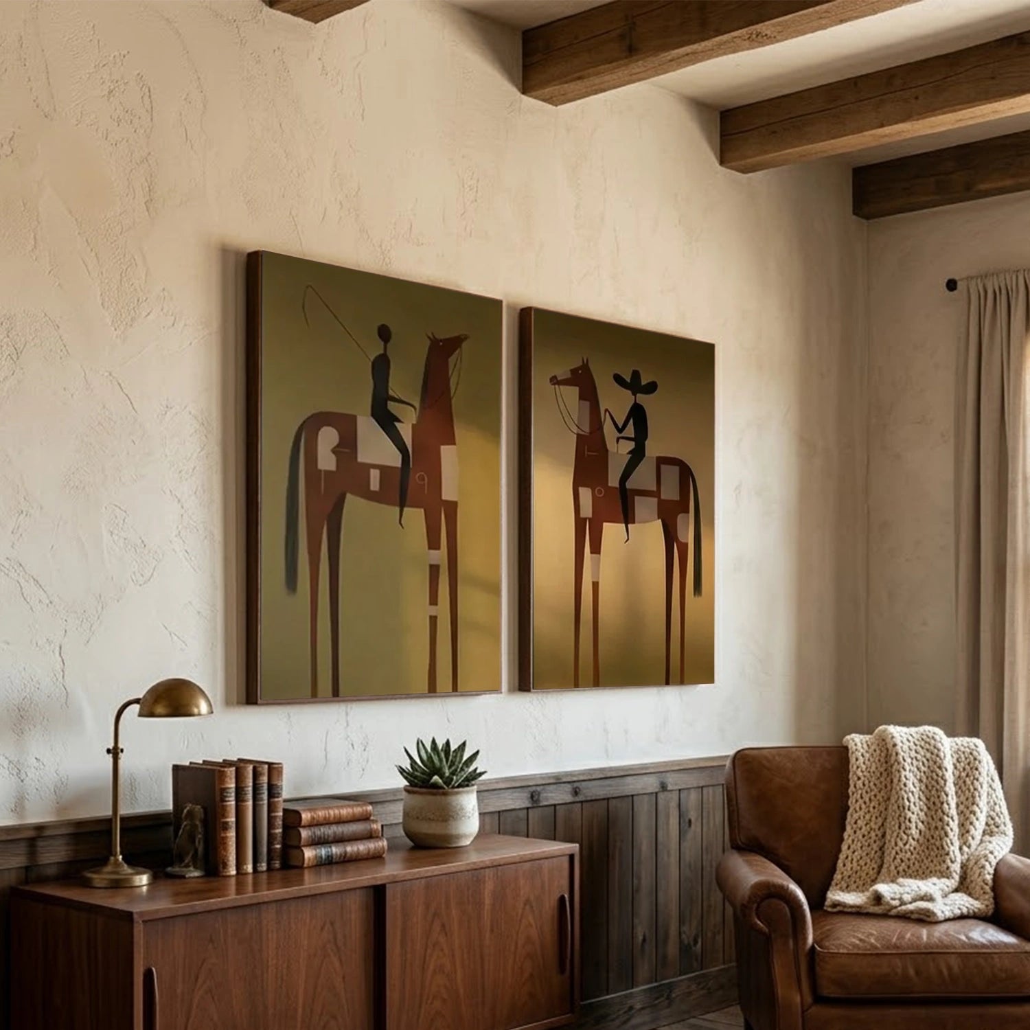 Vintage Americana Art | Steeds