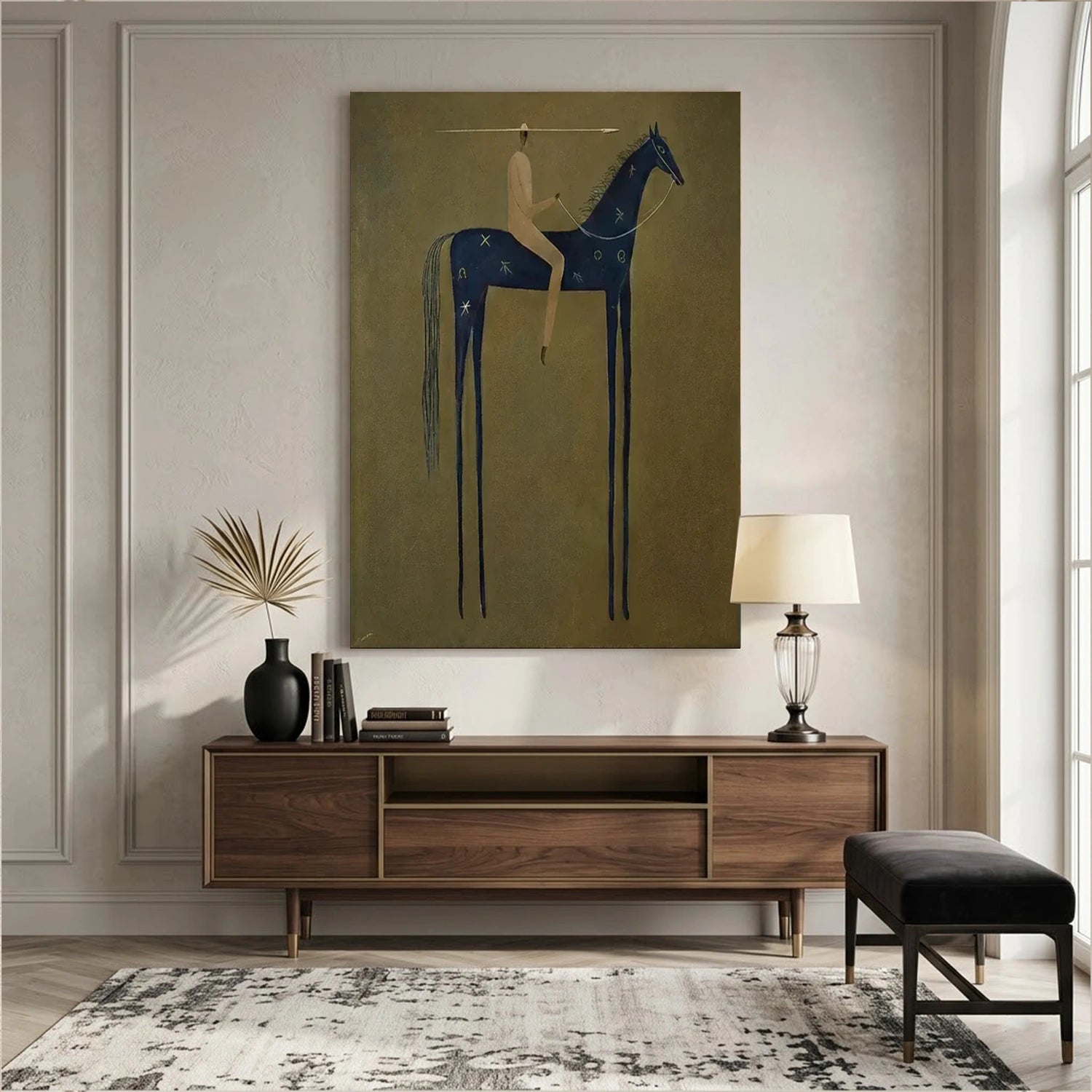 Vintage Americana Art | Emerald Stillness