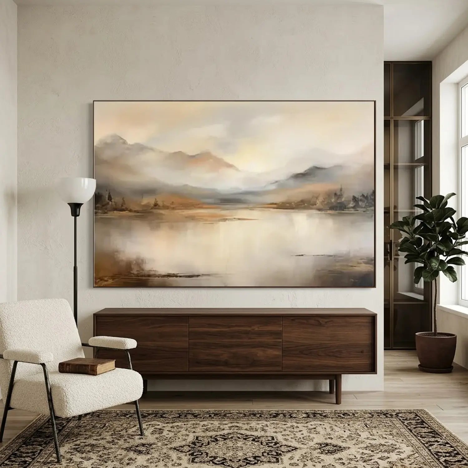 Abstract Mountain Canvas Art