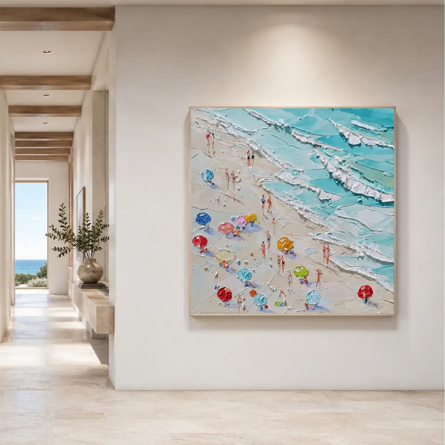 Ocean Abstract Textured Wall Art