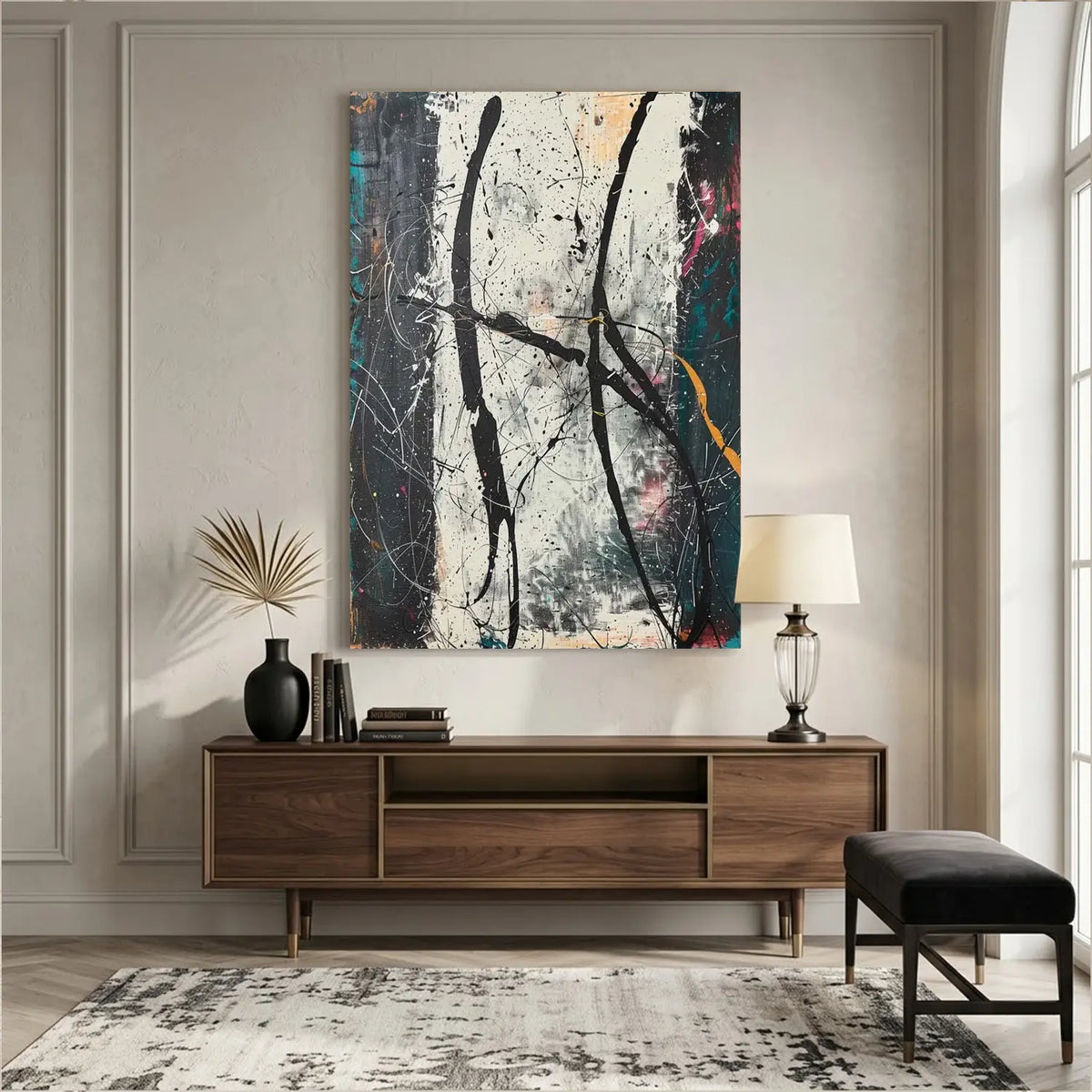 Colorful Pollock Art #PL004