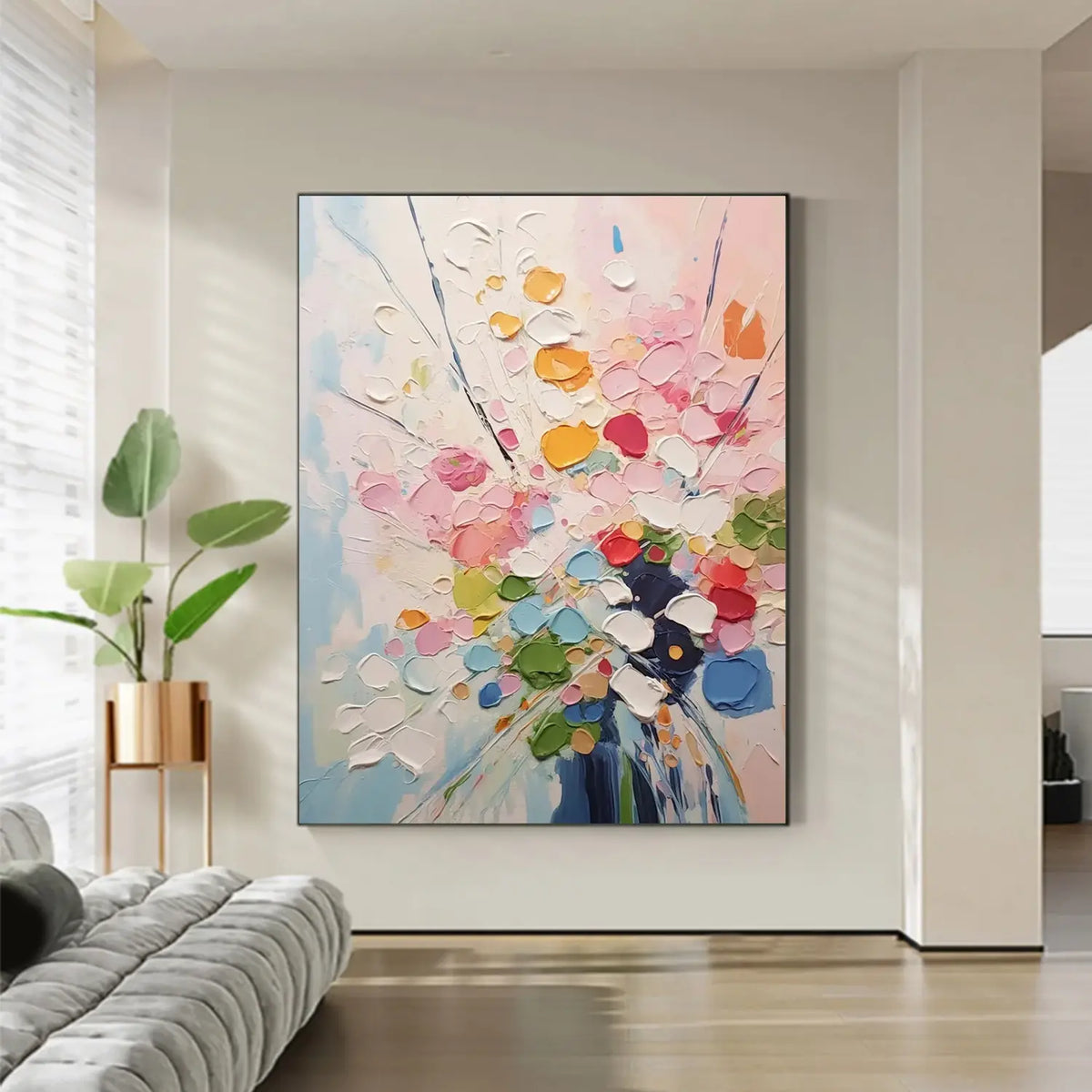 Colorful Textured Wall Art #AW176